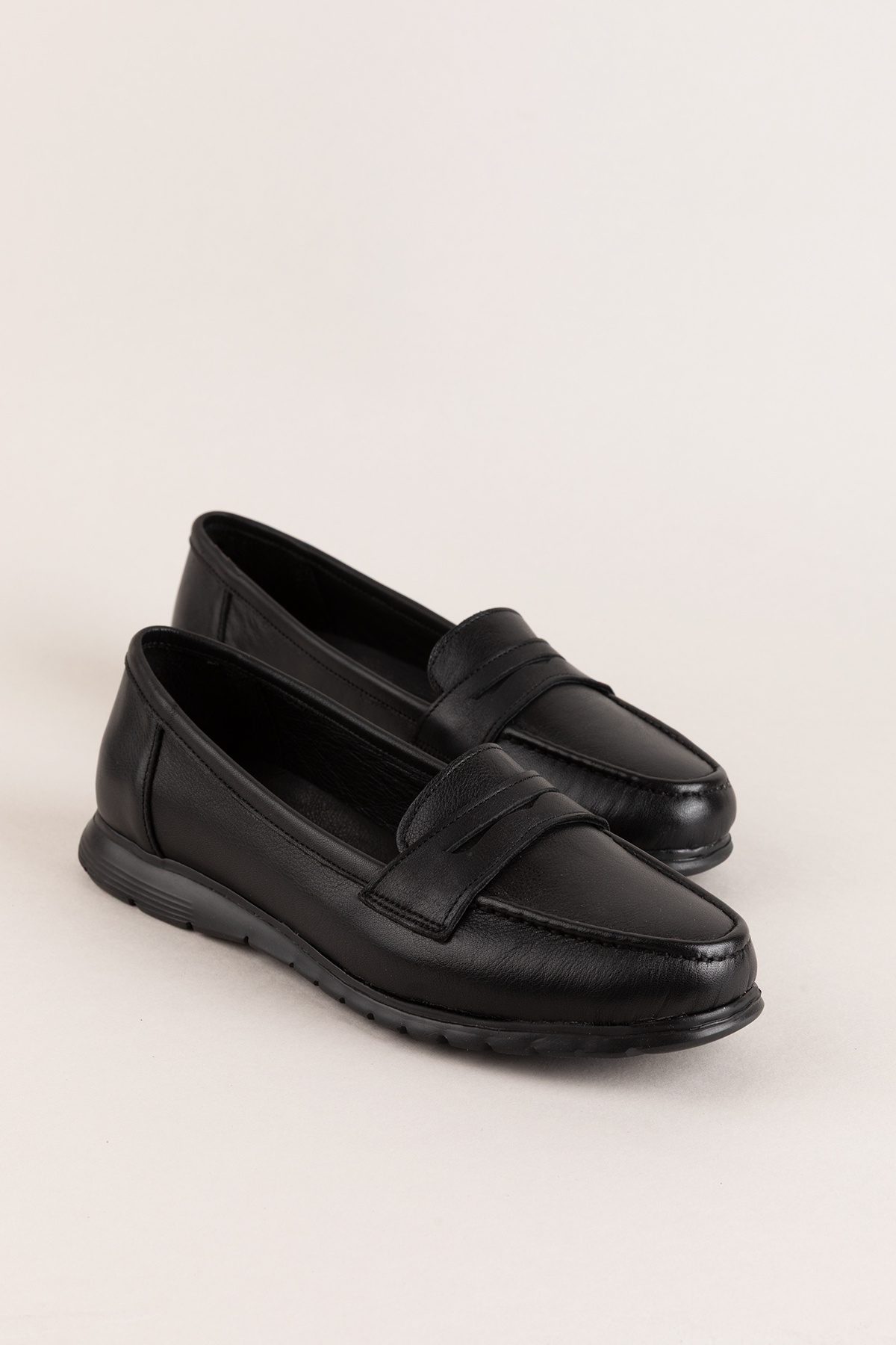 Gondol Kadın Hakiki Deri Tüy Kadar Hafif Loafer usl.2027 - Görsel 2
