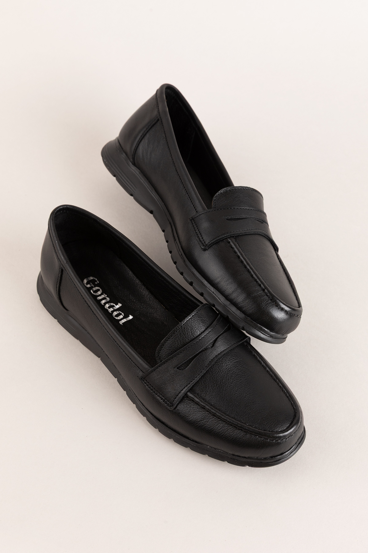 Gondol Kadın Hakiki Deri Tüy Kadar Hafif Loafer usl.2027 - Görsel 3