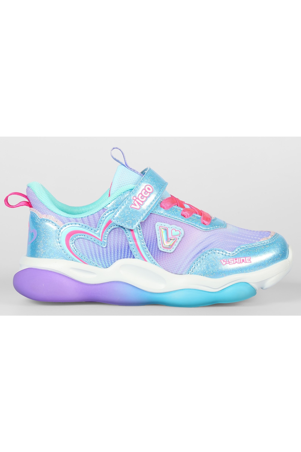Heart Işıklı Ortopedik Çocuk Spor Ayakkabı - Görsel 2