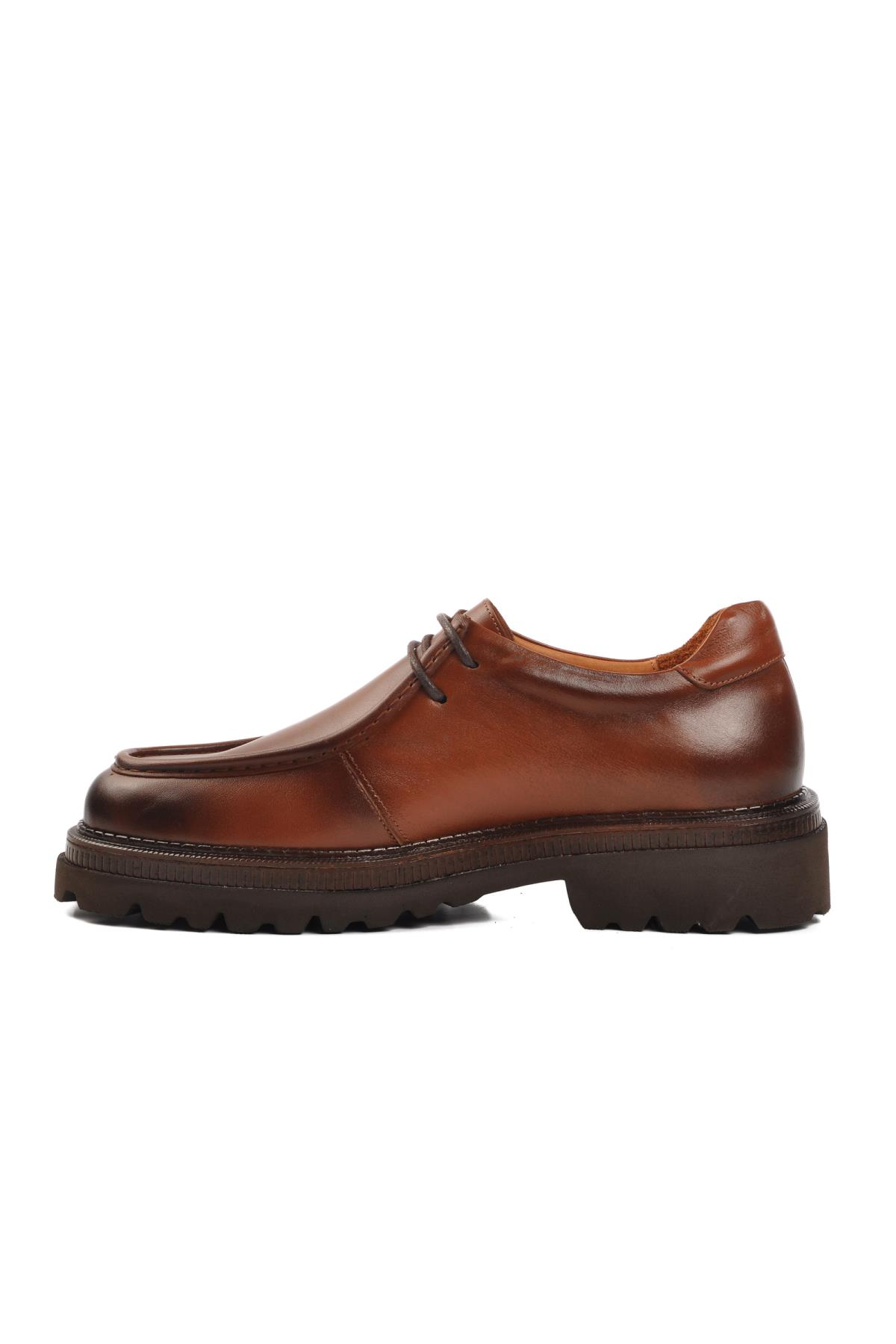 Premium 170 M Taba Hakiki Deri Erkek Günlük Ayakkabı - Görsel 3