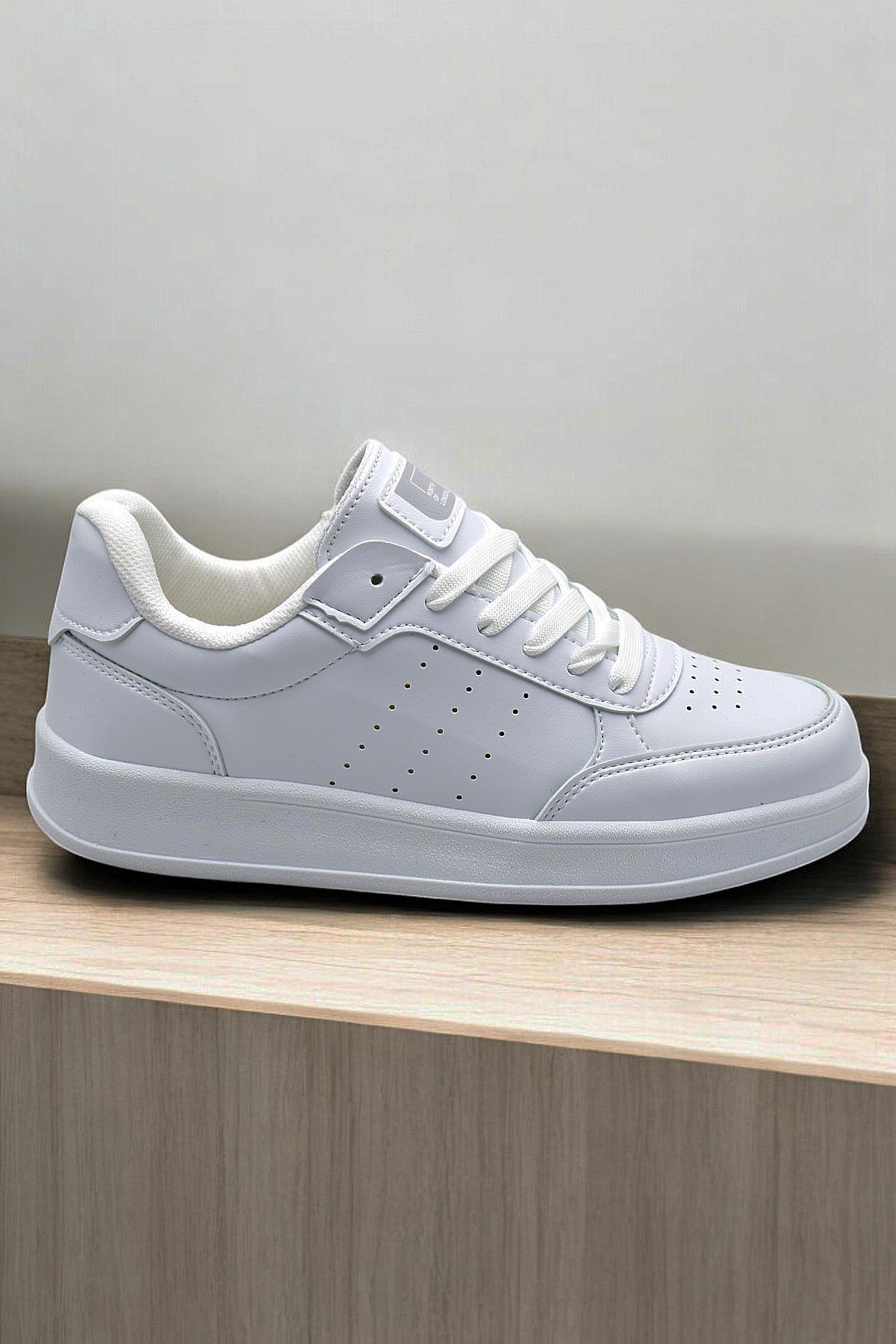 1011 Rahat Taban Günlük Unisex Spor Ayakkabı Suya Dayanıklı Malzeme Mevsimlik - Görsel 2