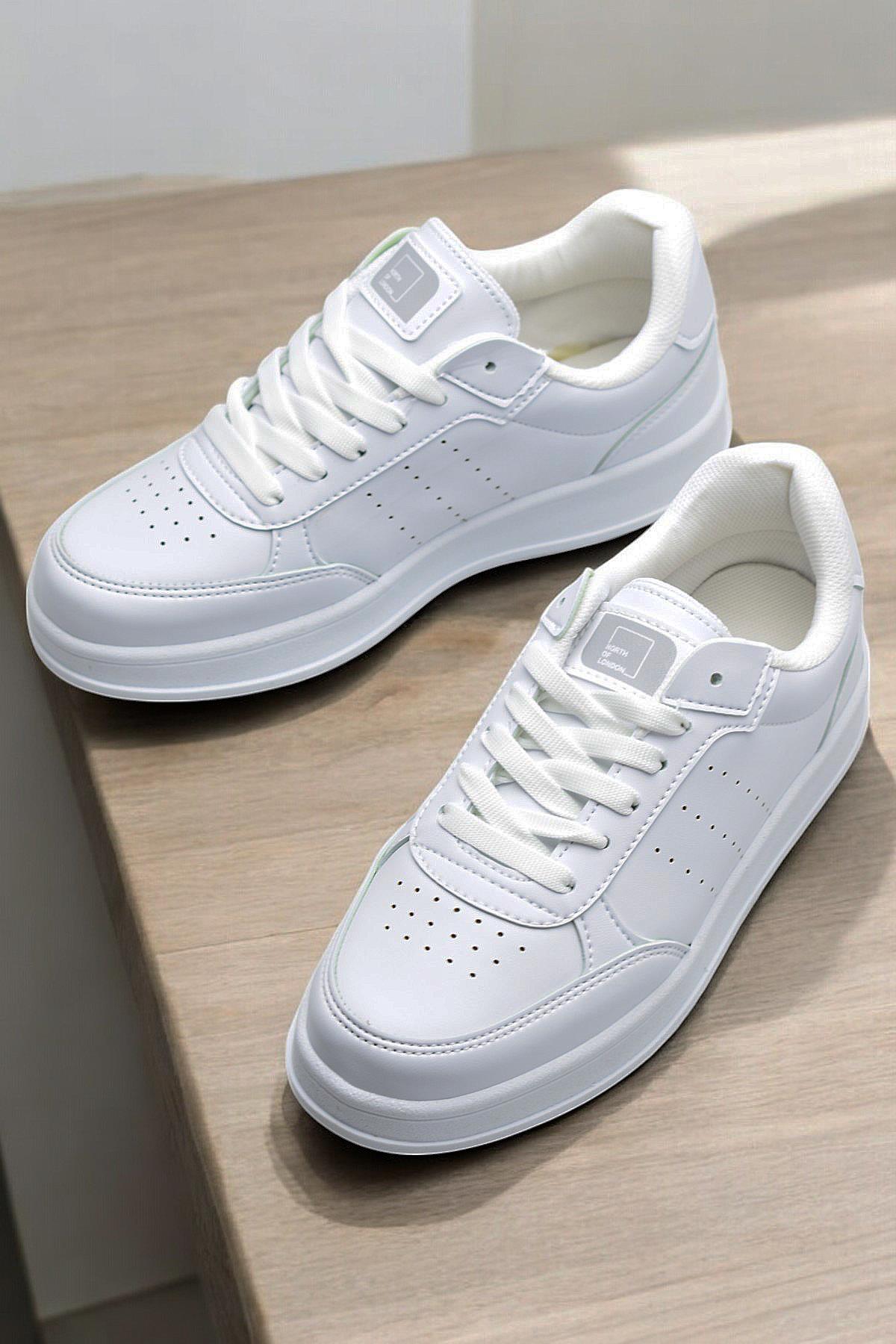 1011 Rahat Taban Günlük Unisex Spor Ayakkabı Suya Dayanıklı Malzeme Mevsimlik - Görsel 3