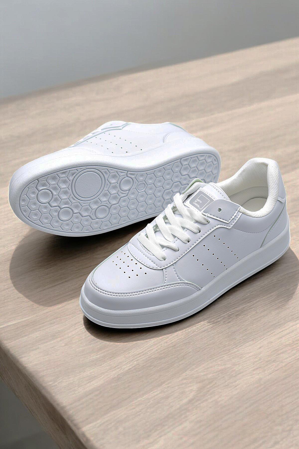 1011 Rahat Taban Günlük Unisex Spor Ayakkabı Suya Dayanıklı Malzeme Mevsimlik - Görsel 5