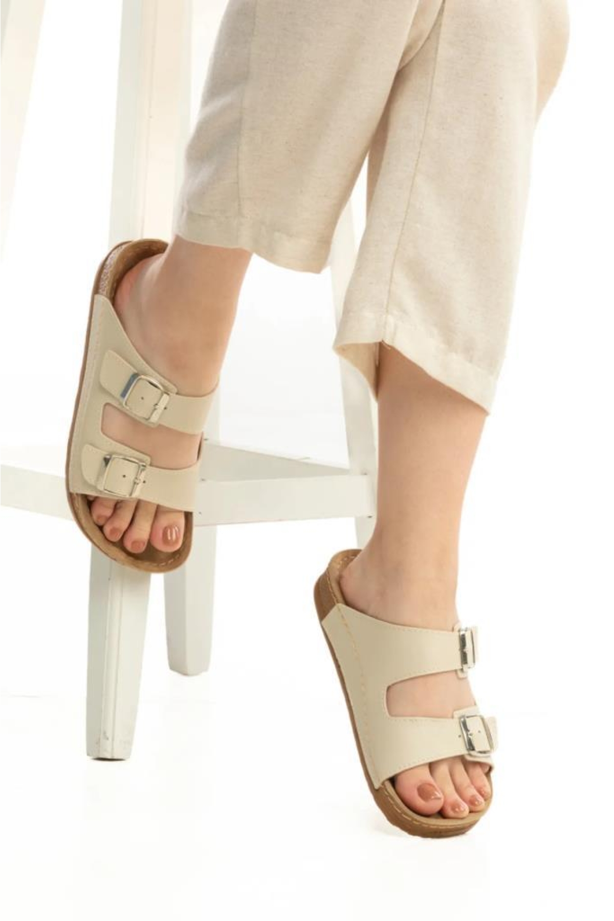 20-972 Orto Pedik Kadın Günlük Terlik - Görsel 5