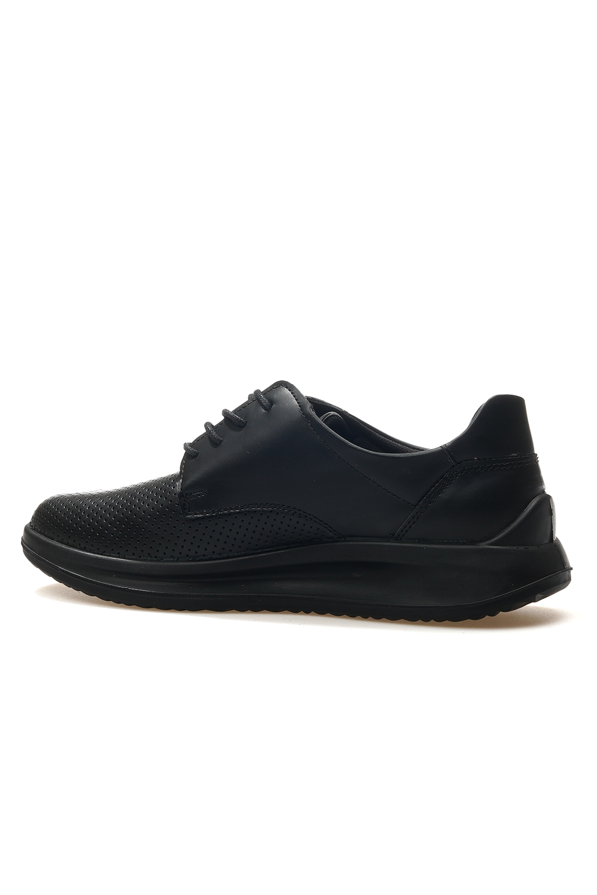 Erkek Hakiki Deri Casual Günlük Ayakkabı 25y M4013ds M Deri Siyah - Görsel 4