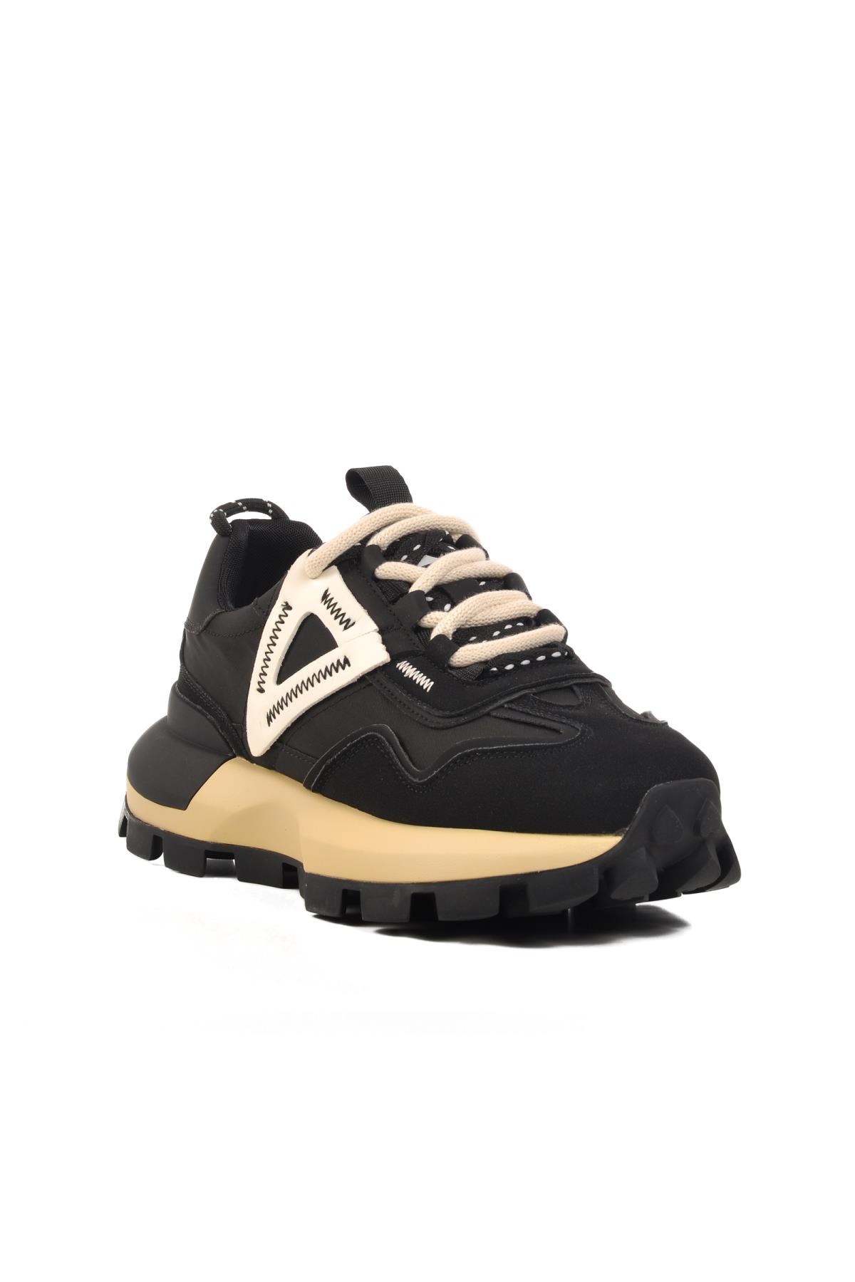 PCI-11004 G Siyah Kadın Sneaker - Görsel 2