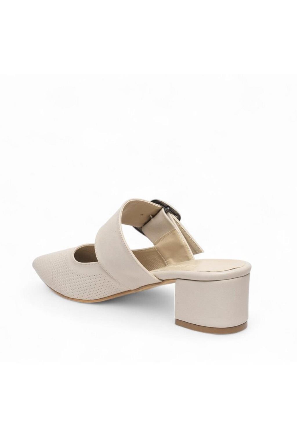 Pisagor Ps-32660 4 Cm Topuklu Kadın Terlik - Görsel 4