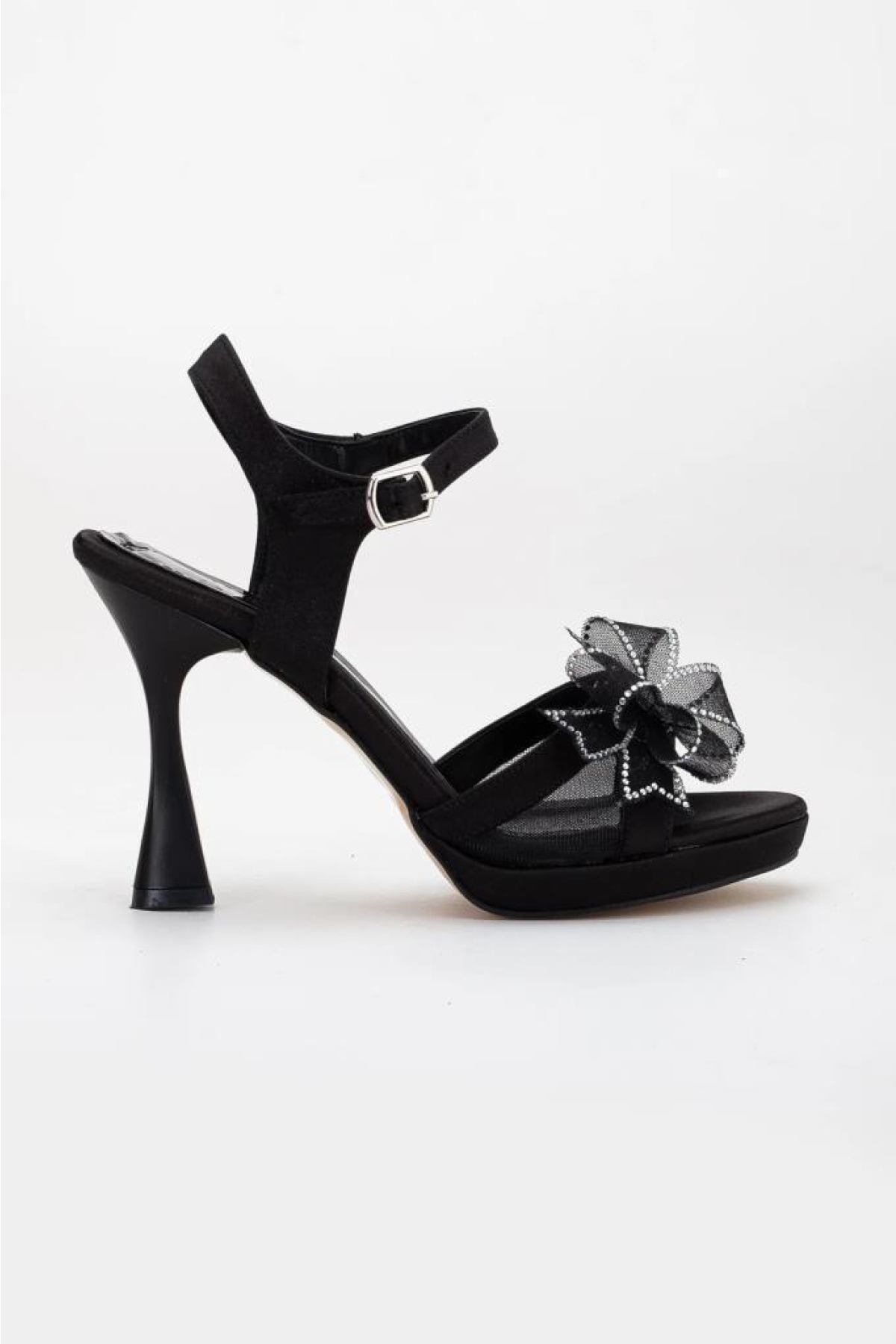 Hco 03165 Kadın Platform Topuklu Gelin Nikah Düğün Sandalet - Görsel 5