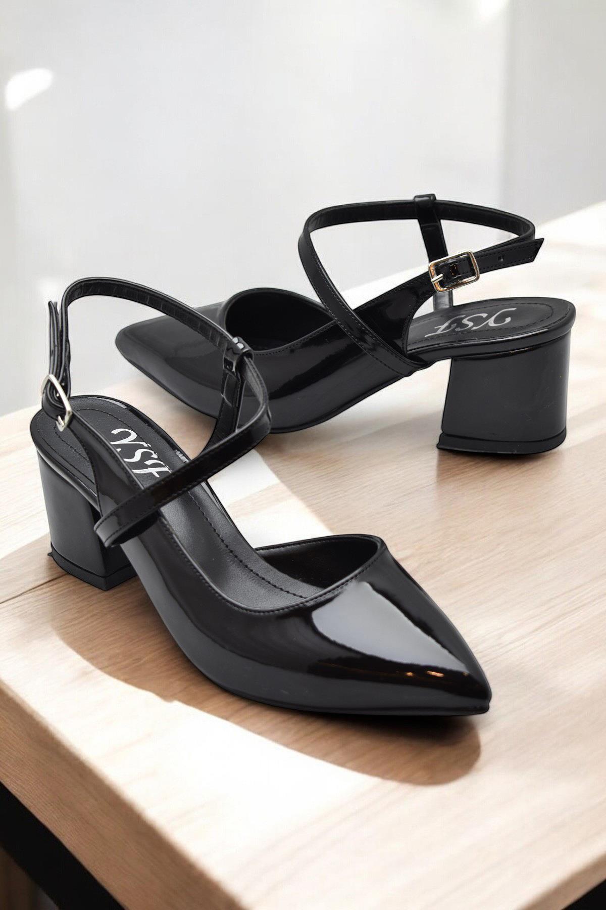 6512 6cm Kadın Topuklu Ayakkabı Stiletto Abiye Düğün Nişan Ayakkabısı - Görsel 3