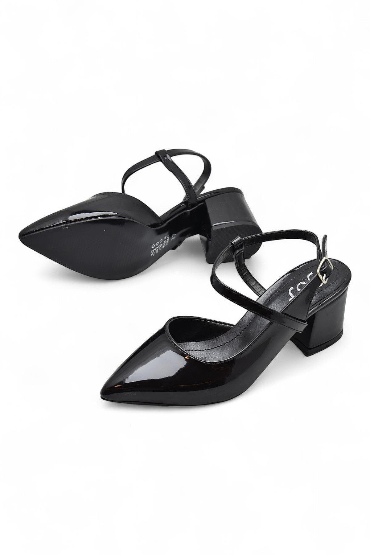 6512 6cm Kadın Topuklu Ayakkabı Stiletto Abiye Düğün Nişan Ayakkabısı - Görsel 4