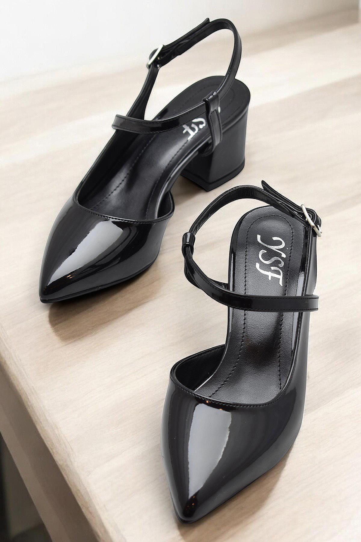 6512 6cm Kadın Topuklu Ayakkabı Stiletto Abiye Düğün Nişan Ayakkabısı - Görsel 5