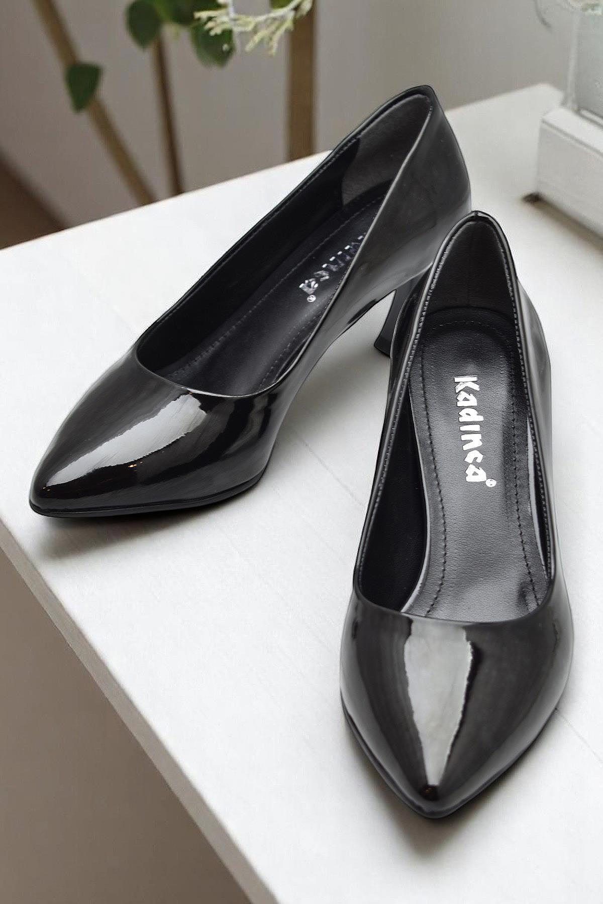 6508 7cm Kadın Topuklu Ayakkabı Stiletto Abiye Düğün Nişan Ayakkabısı - Görsel 4