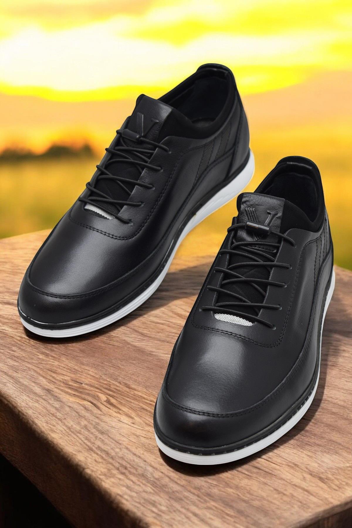 TAB4965 Ortopedik Günlük Hakiki Deri Erkek Ayakkabı Casual Erkek Deri Ayakkabı - Görsel 5
