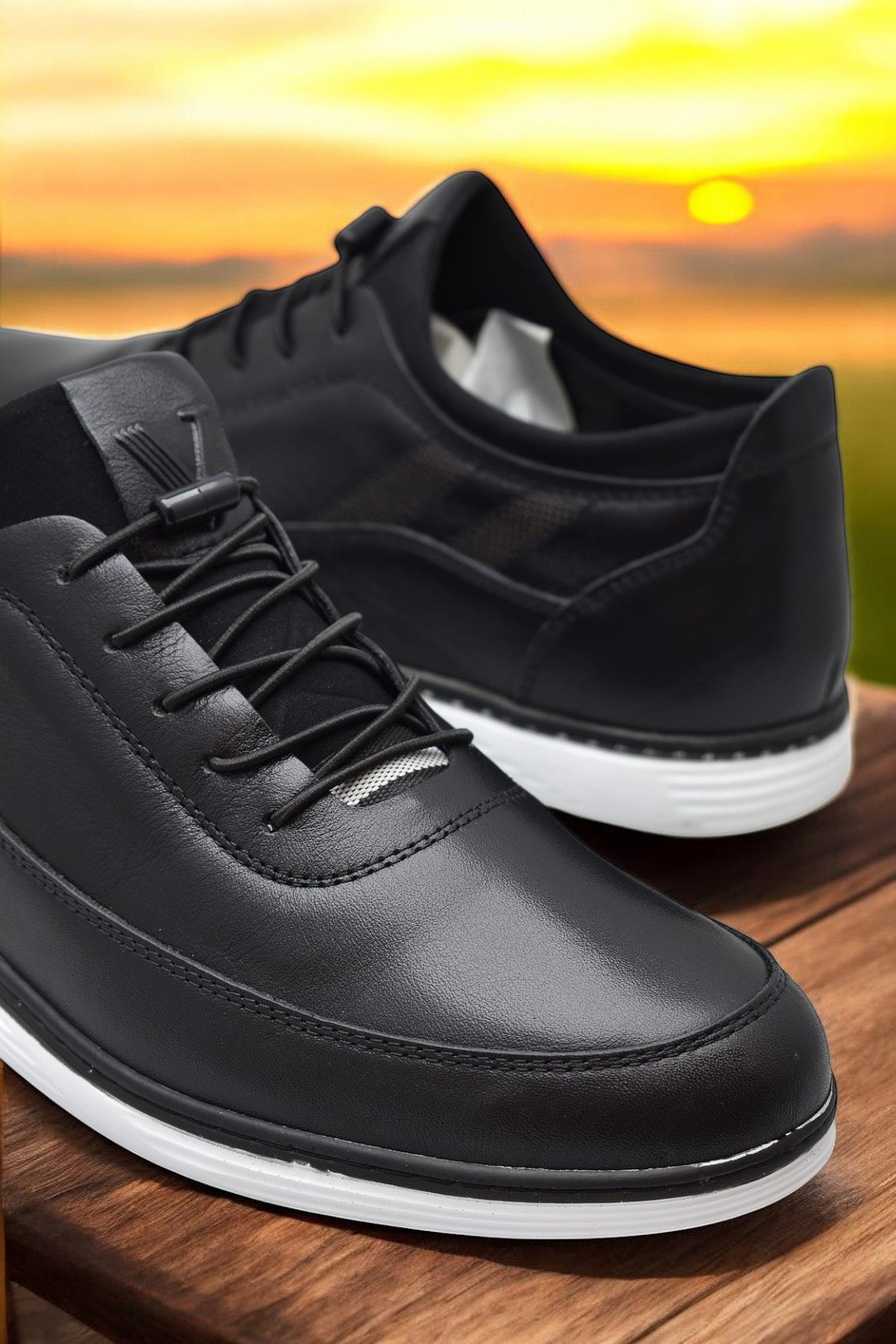 TAB4965 Ortopedik Günlük Hakiki Deri Erkek Ayakkabı Casual Erkek Deri Ayakkabı - Görsel 6