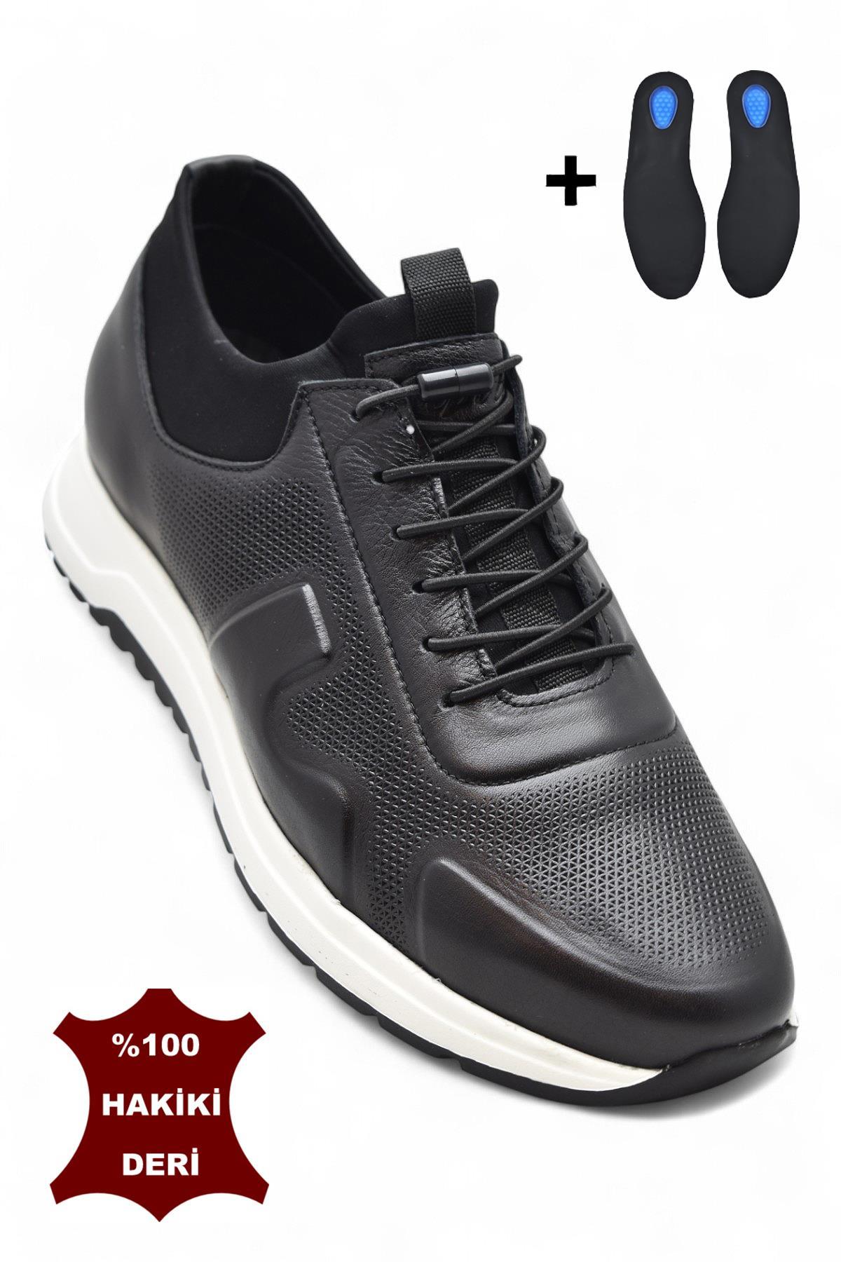 TAB5333 Ortopedik Günlük Hakiki Deri Erkek Ayakkabı Casual Erkek Deri Ayakkabı - Görsel 4