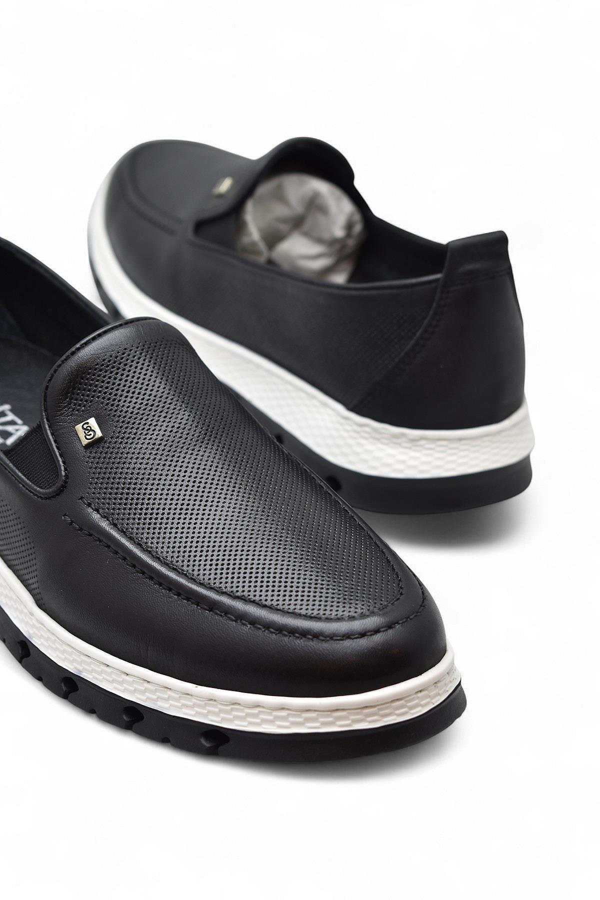 TAB6574 Hakiki Deri Erkek Ayakkabı Klasik Erkek Ayakkabı Casual Ayakkabı - Görsel 6