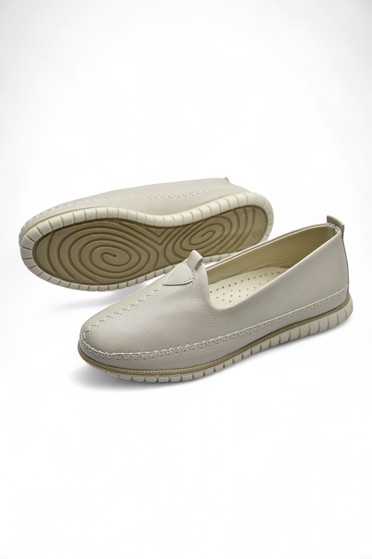 280H Rahat Ortopedik Taban Günlük Kadın Ayakkabı Babet Kadın Yazlık Ayakkabı - Görsel 3