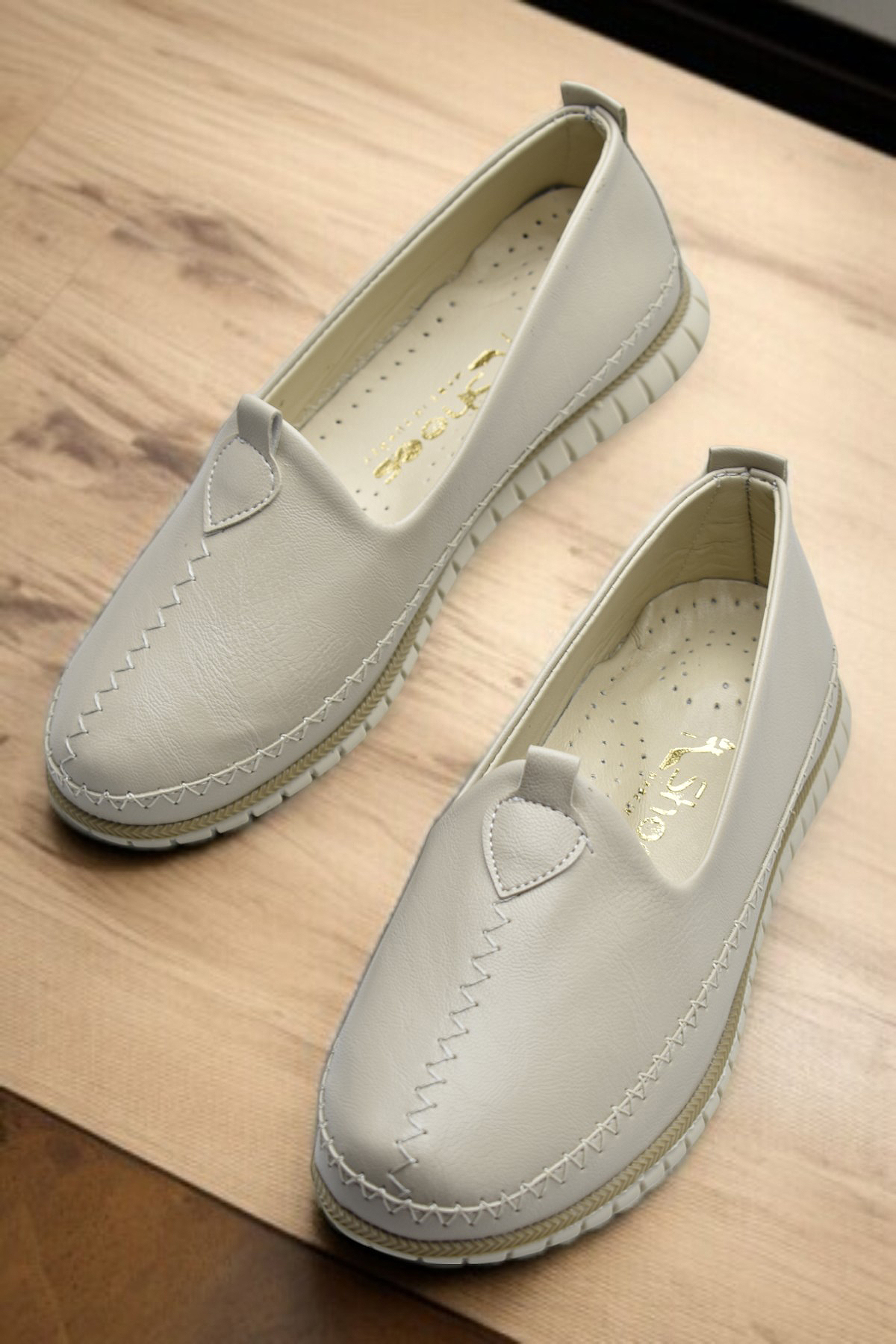 280H Rahat Ortopedik Taban Günlük Kadın Ayakkabı Babet Kadın Yazlık Ayakkabı - Görsel 4