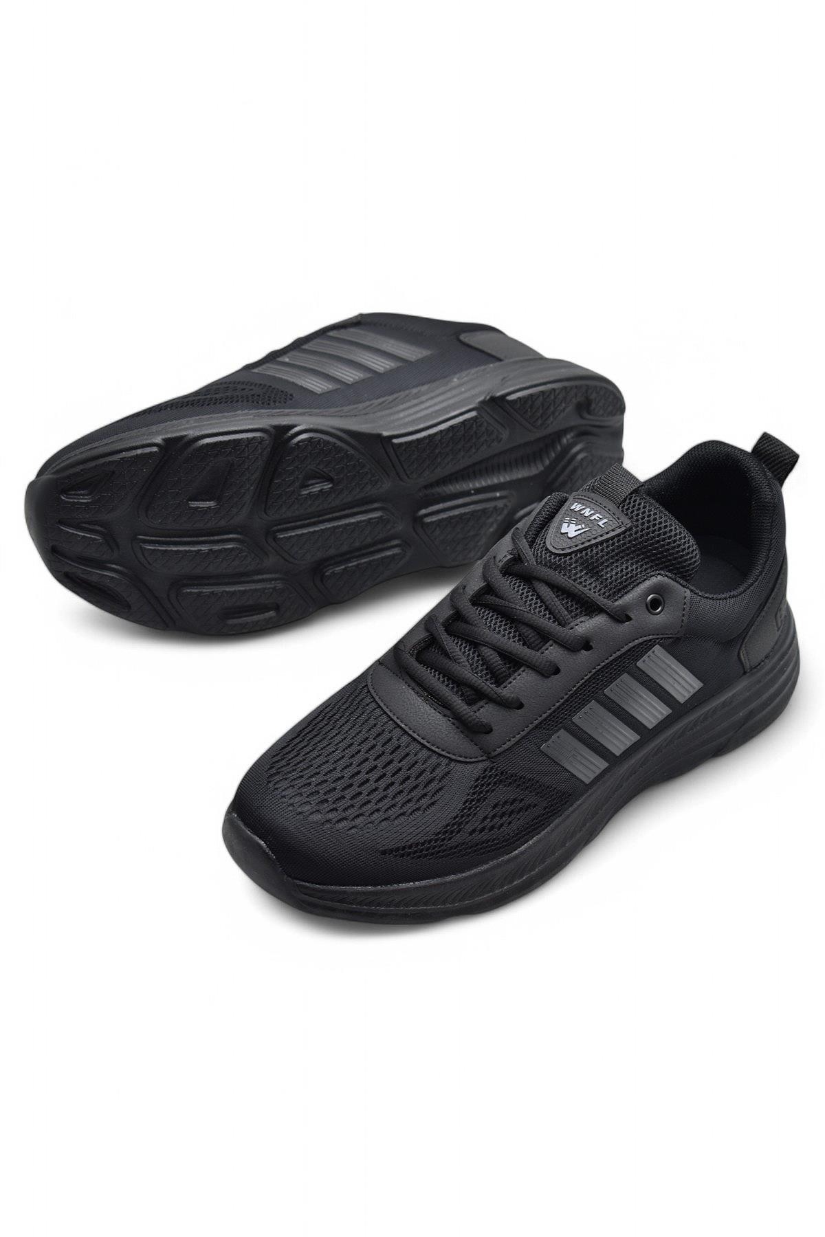 Ispartalılar Ispartalılar Siyah 4310 Tam Ortopedik Taban Erkek Spor Ayakkabı Yazlık Hafif Eva Taban Günlük Erkek Spor Ayakkabı Sneaker | Flo Siyah - 4. görsel