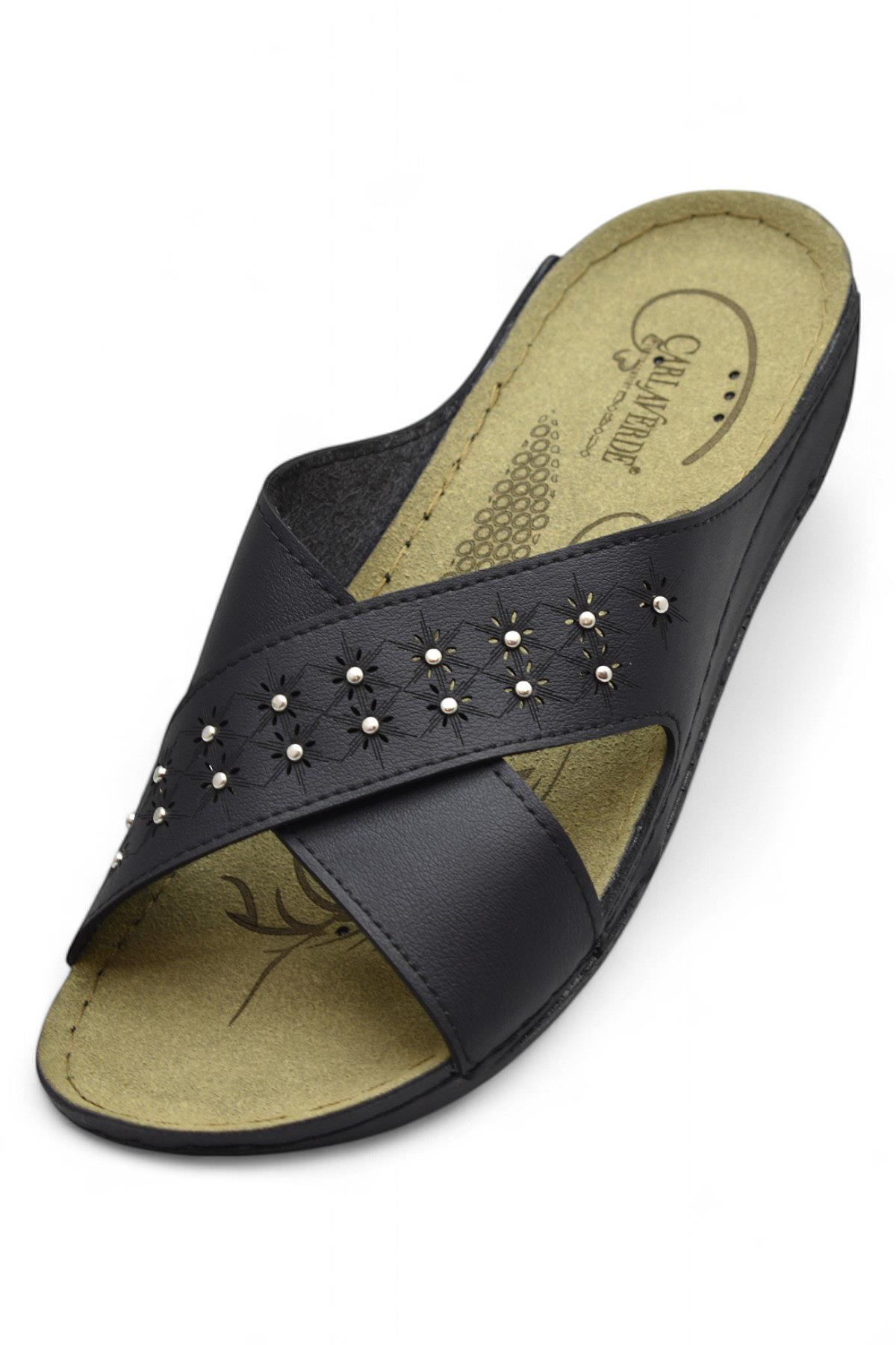 140504 CV TAM Ortopedik Taban Günlük Kadın Terlik 41 42 numara Kadın Terlik - Görsel 2