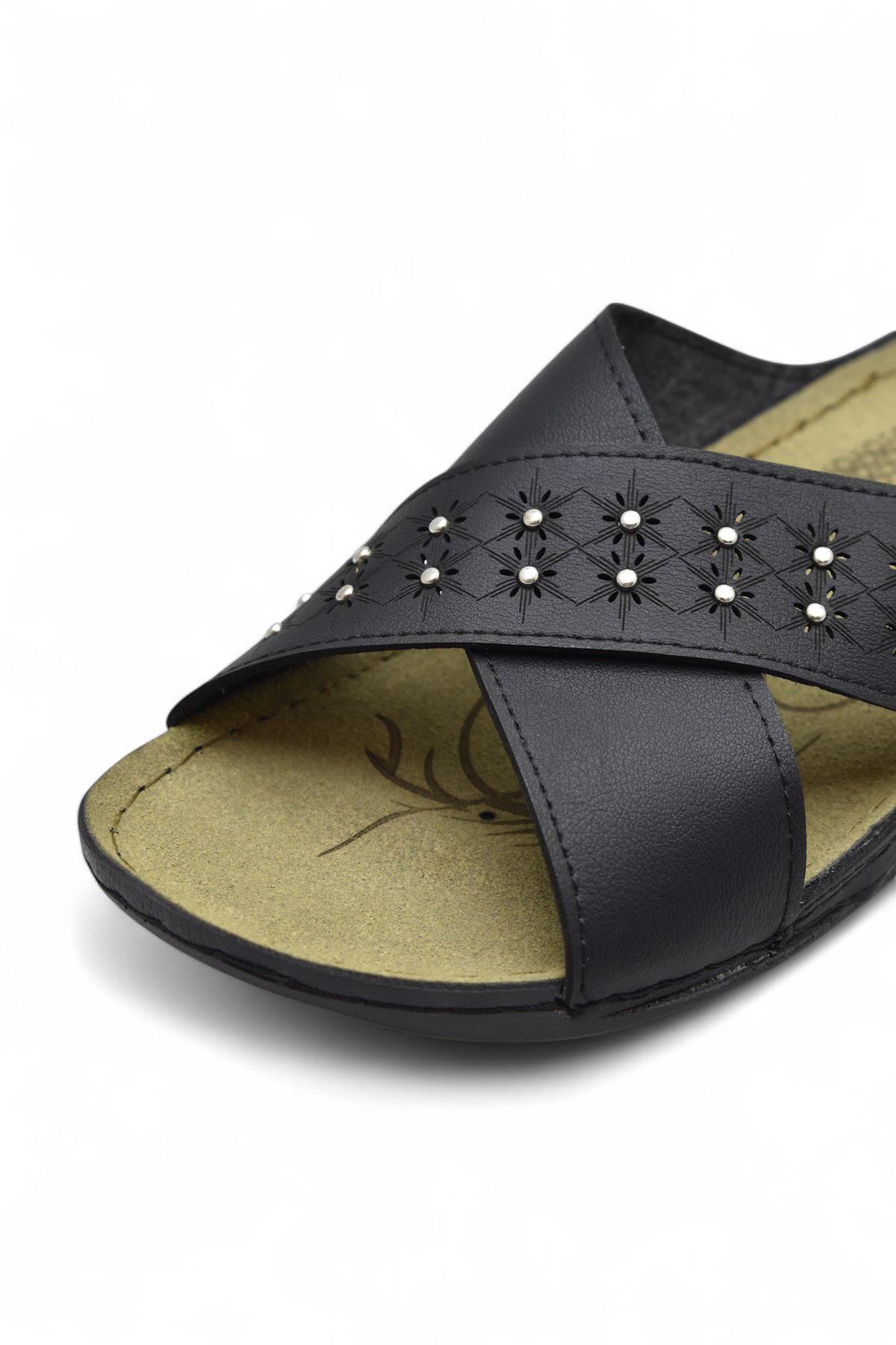 140504 CV TAM Ortopedik Taban Günlük Kadın Terlik 41 42 numara Kadın Terlik - Görsel 4