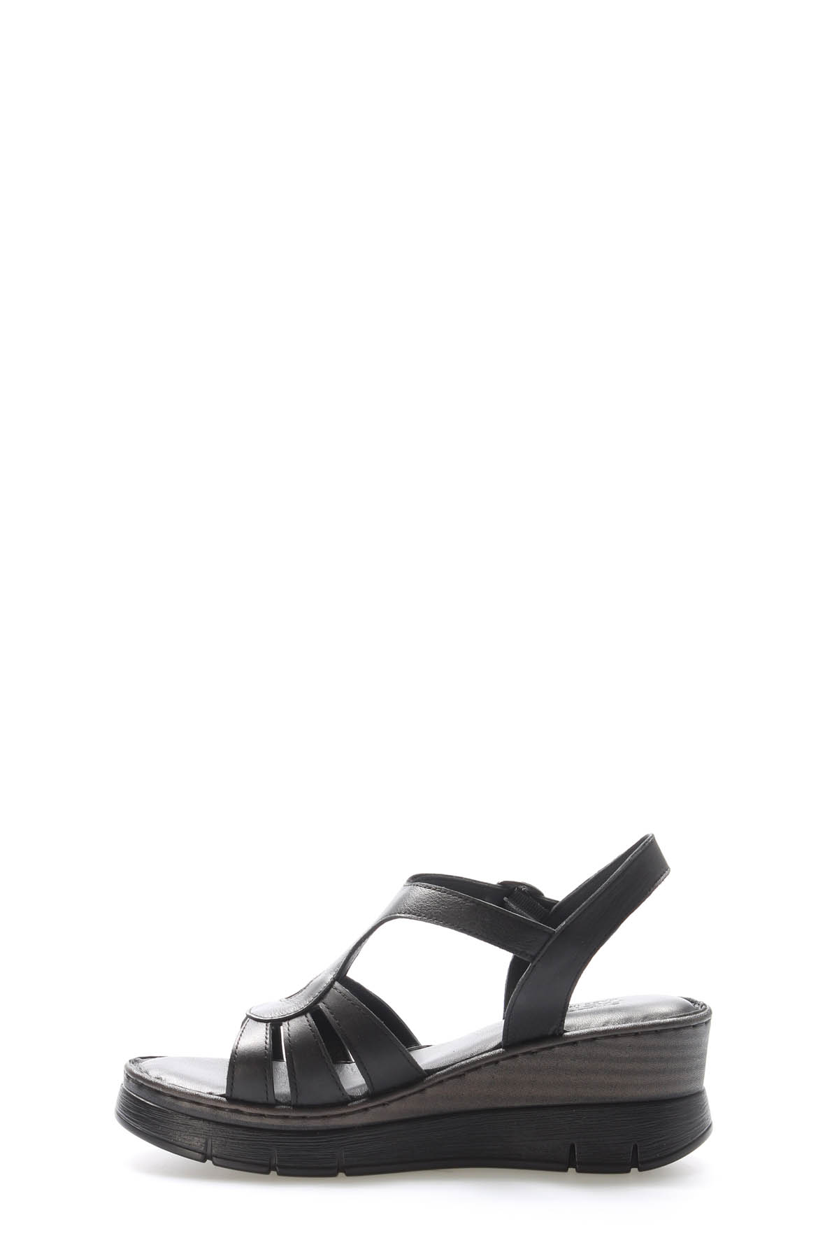 Hakiki Deri Kadın Klasik Sandalet 621ZA1122 - Görsel 3