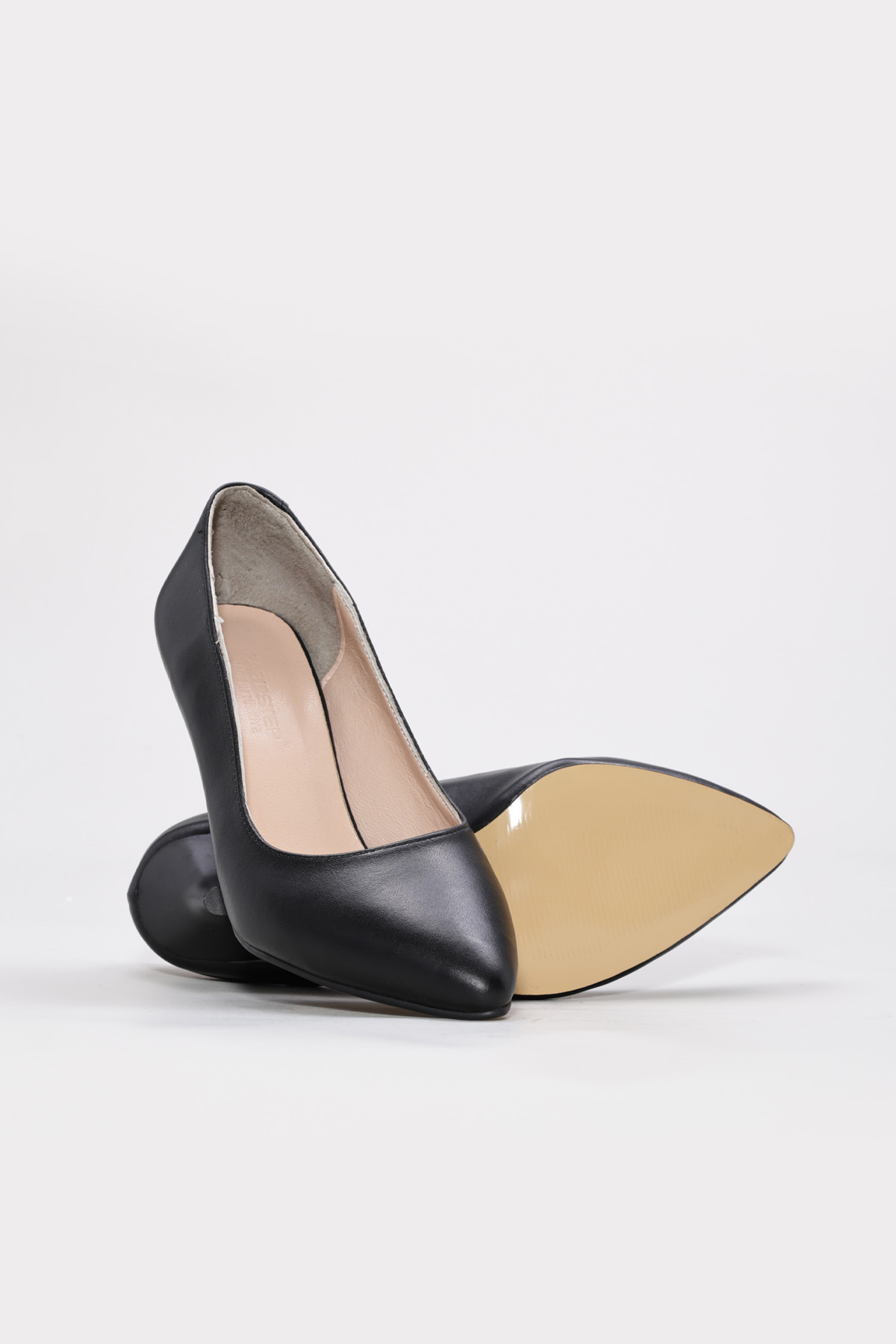 Fast Step Fast Step Siyah Hakiki Deri Kadın İnce Topuk Ayakkabı 129ZA014 Topuklu Ayakkabı | Flo Siyah - 3. görsel