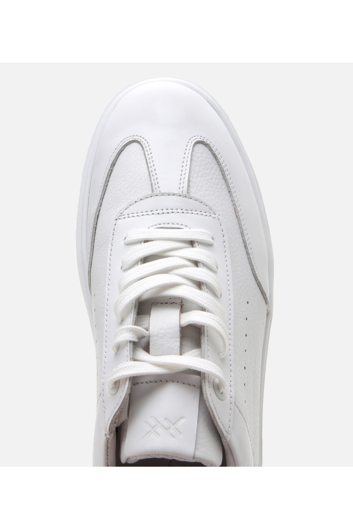Erkek Deri Beyaz Ultra Hafif Tabanlı Spor Ayakkabı - Görsel 5