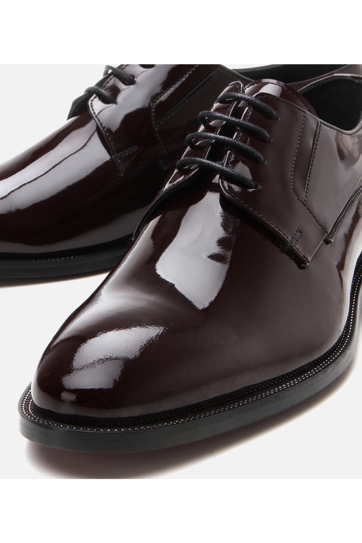 Hotiç Siyah Hotiç Hotiç Rugan Erkek Deri Şık Klasik Ayakkabı