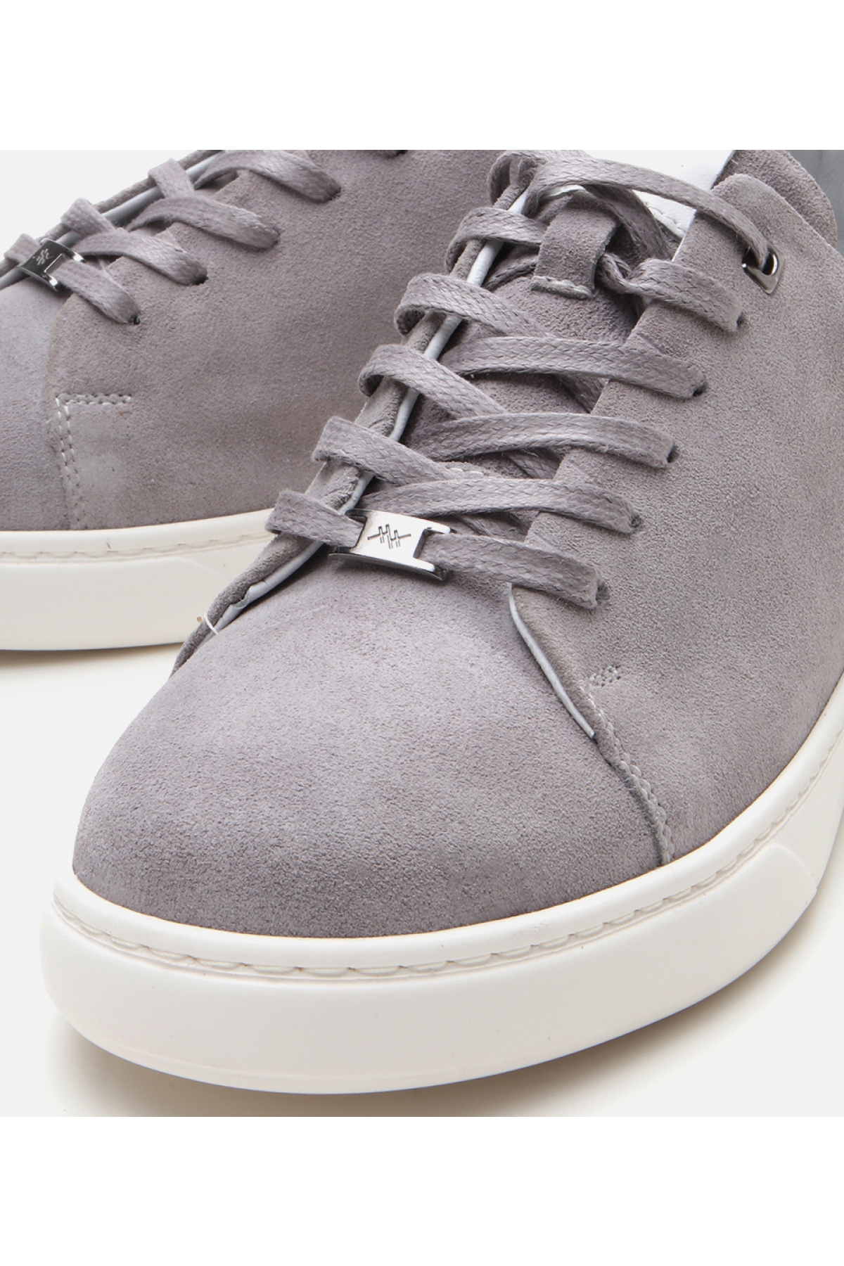 Erkek Süet Deri Gri Ultra Hafif Tabanlı Spor Ayakkabı - Görsel 4