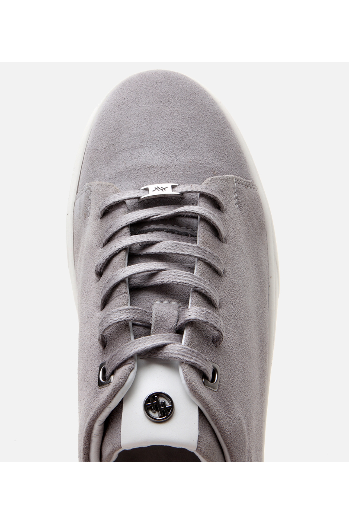 Erkek Süet Deri Gri Ultra Hafif Tabanlı Spor Ayakkabı - Görsel 5