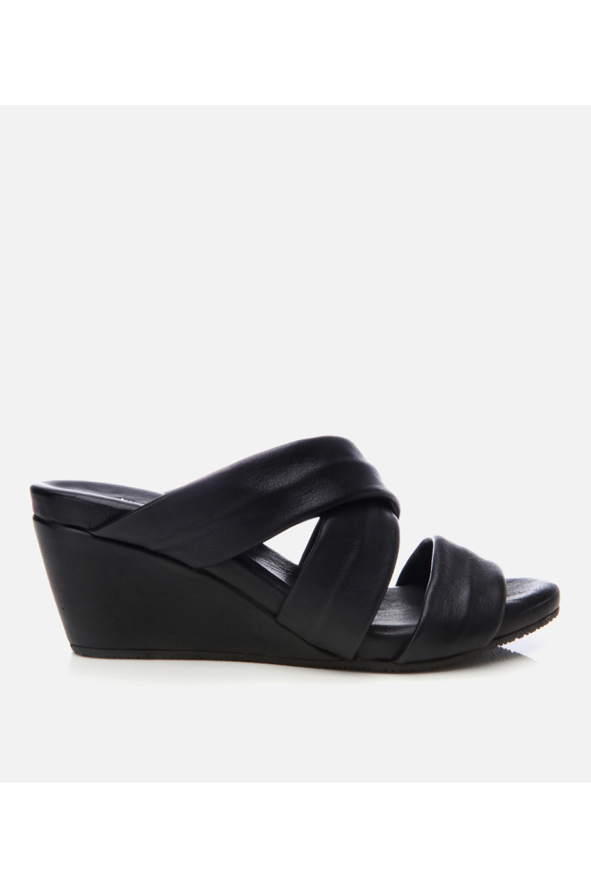 Hotiç Taba Hotiç Hotiç Deri Kadın Dolgu Topuklu Terlik