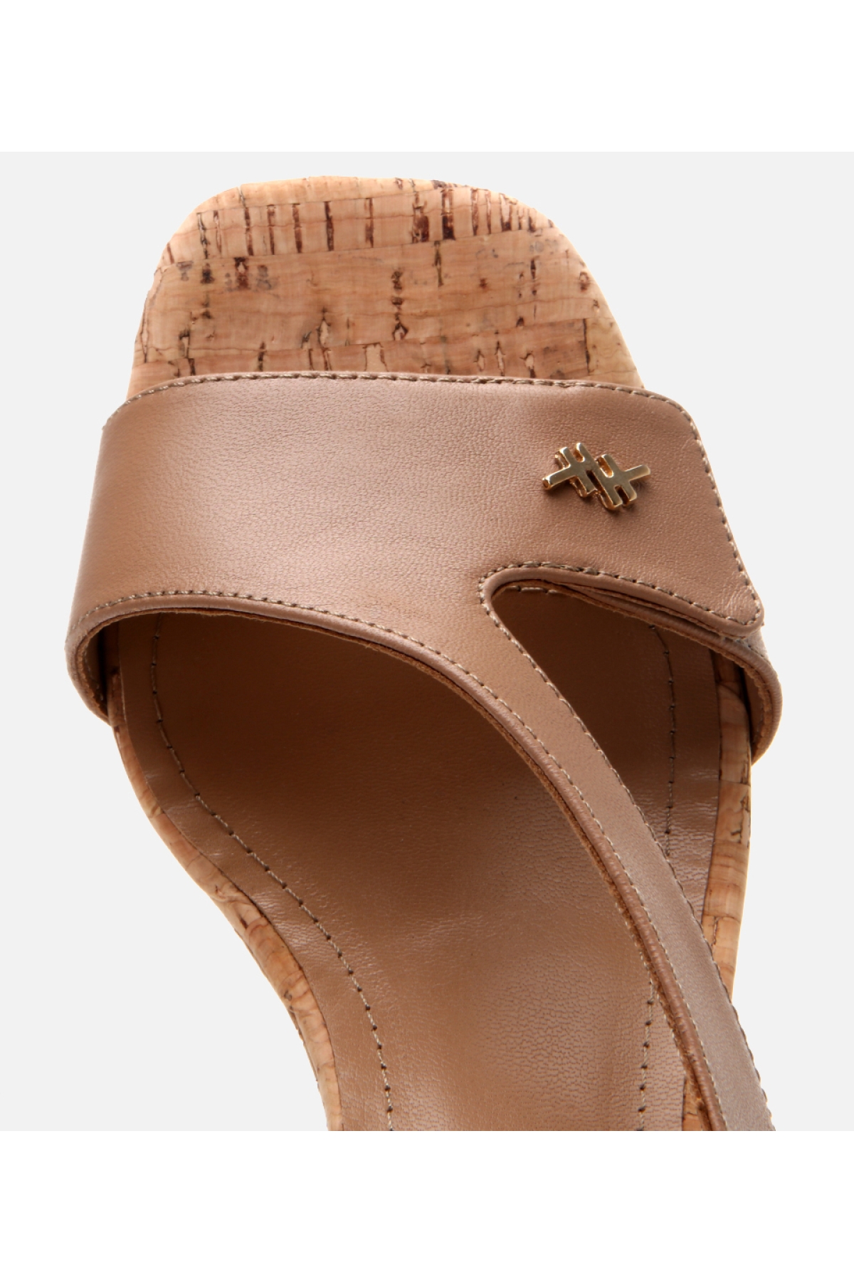 Hotiç Bej Hotiç Hotiç Deri Kadın Kemerli Dolgu Topuklu Sandalet