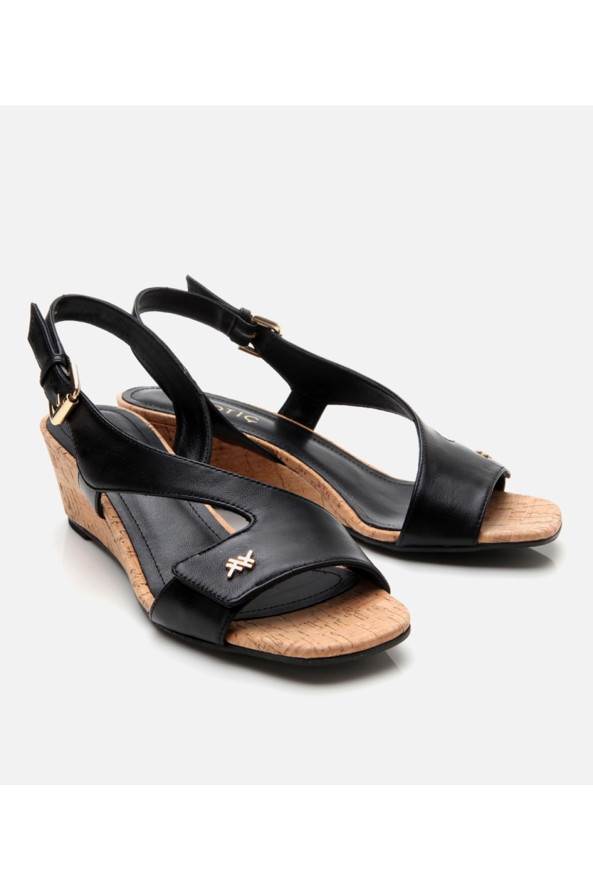 Hotiç Bej Hotiç Hotiç Deri Kadın Kemerli Dolgu Topuklu Sandalet