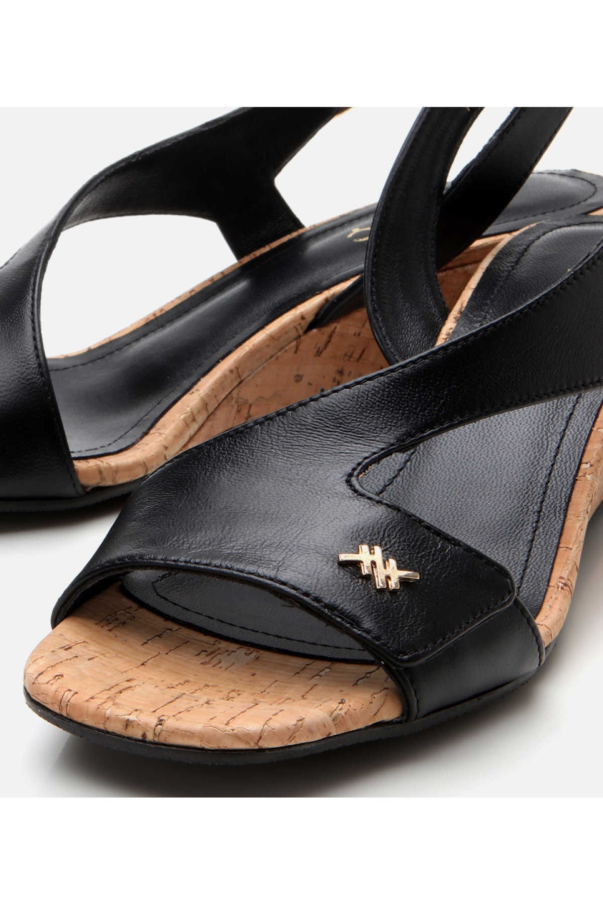 Hotiç Bej Hotiç Hotiç Deri Kadın Kemerli Dolgu Topuklu Sandalet