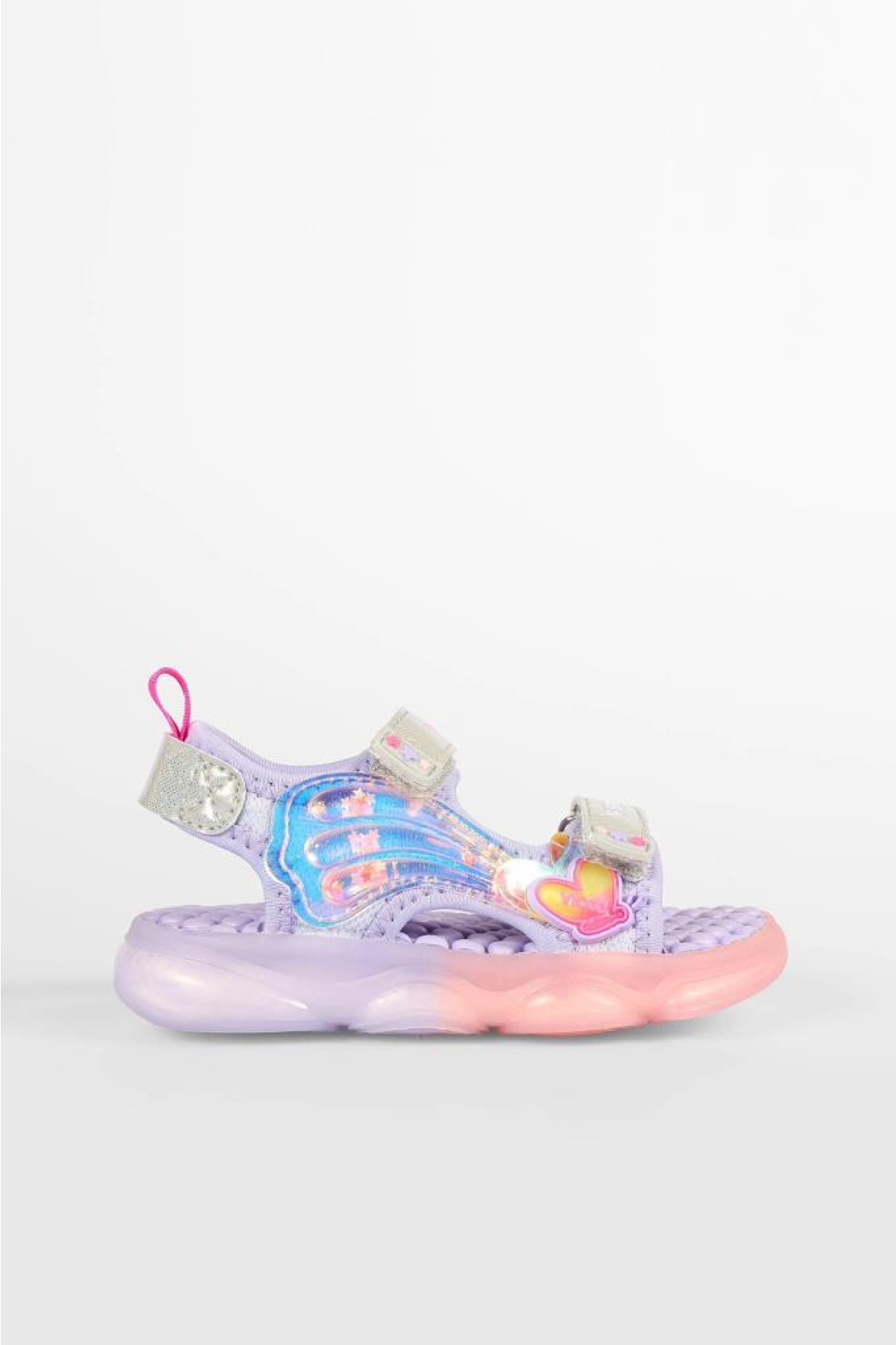 Can Işıklı Kız Çocuk Sandalet Fuşya - Görsel 2