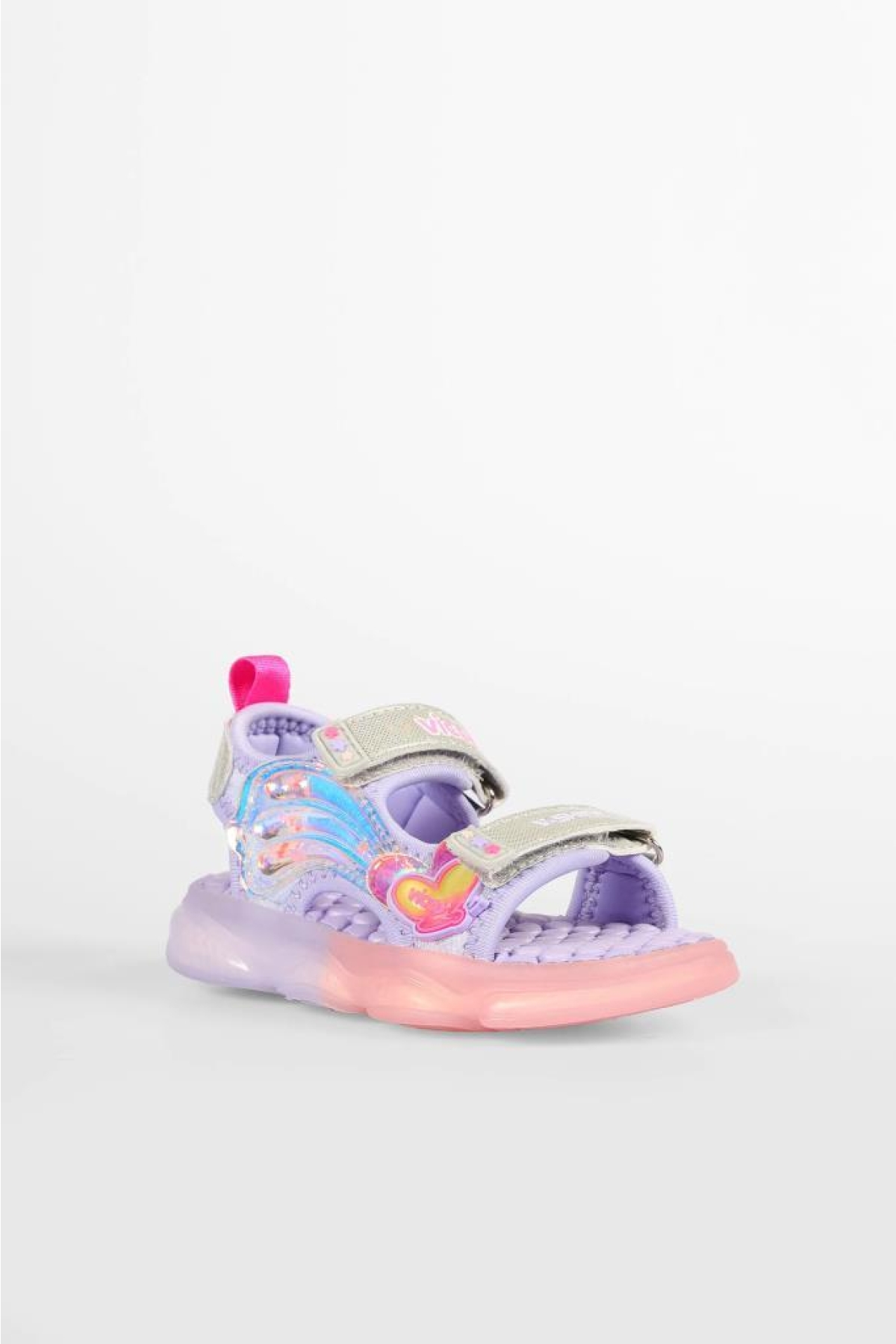 Can Işıklı Kız Çocuk Sandalet Fuşya - Görsel 3