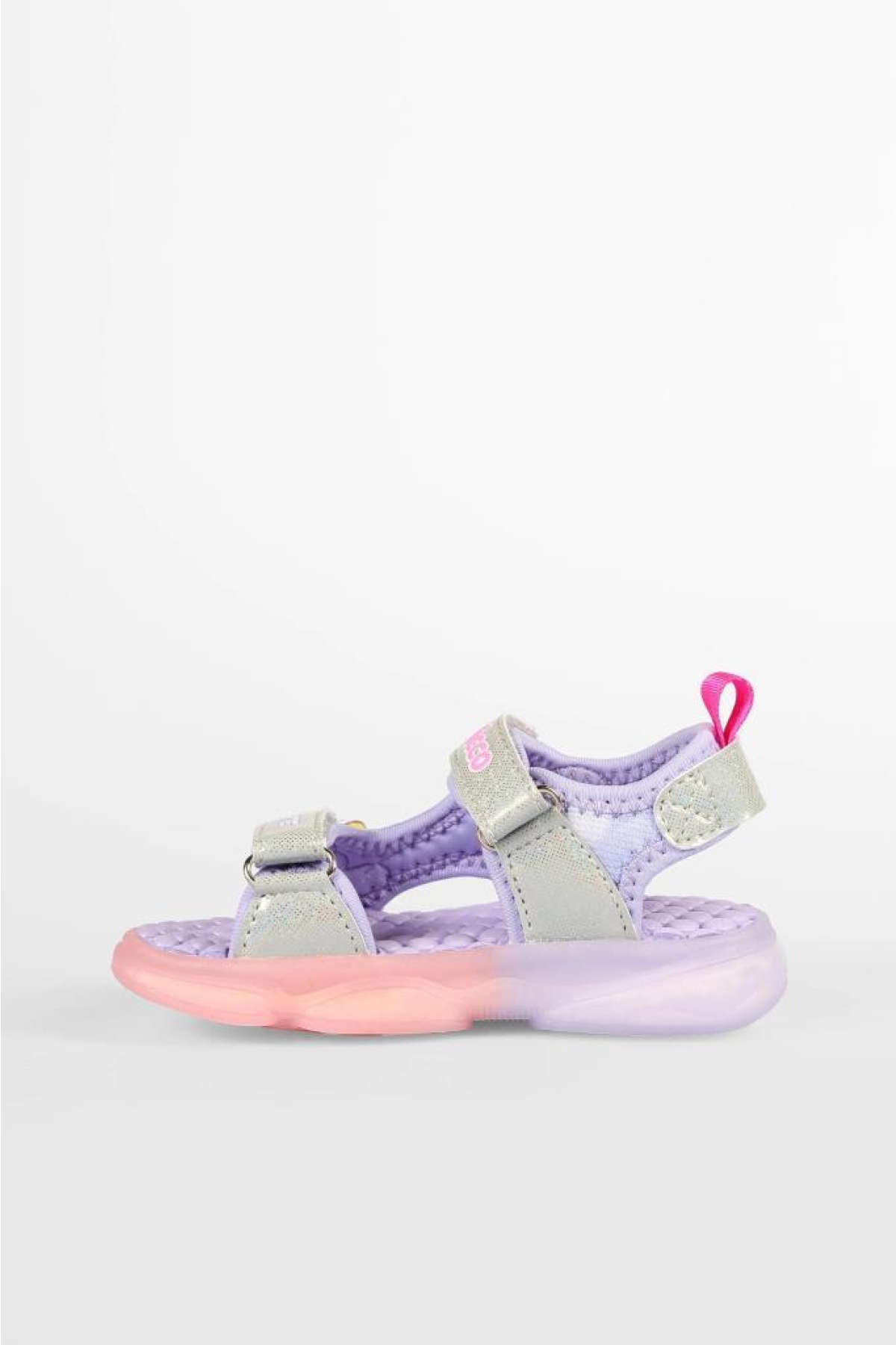 Can Işıklı Kız Çocuk Sandalet Fuşya - Görsel 4