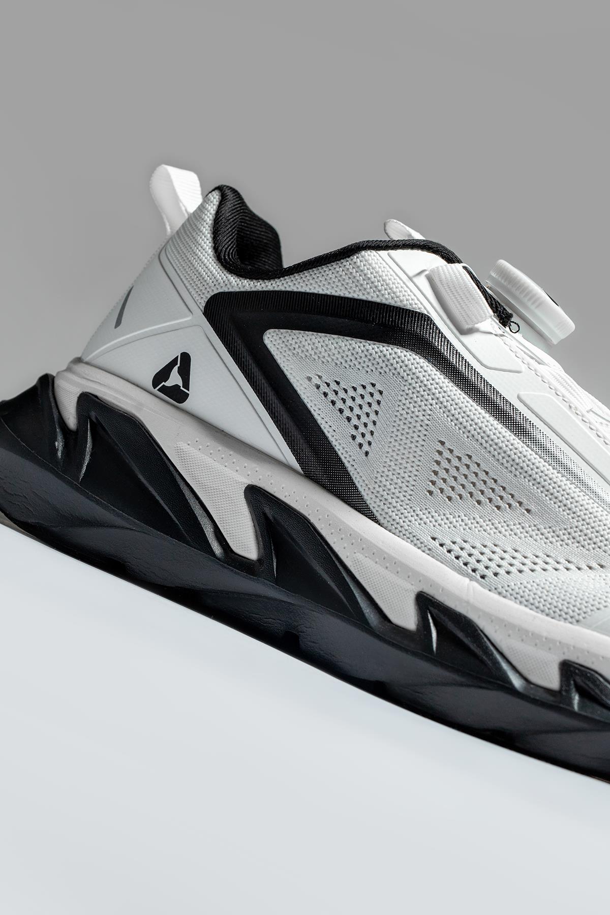 Nefes Alabilen File Yapı, Hafif EVA Taban, Bağcıklı Günlük Ayakkabı - Görsel 3