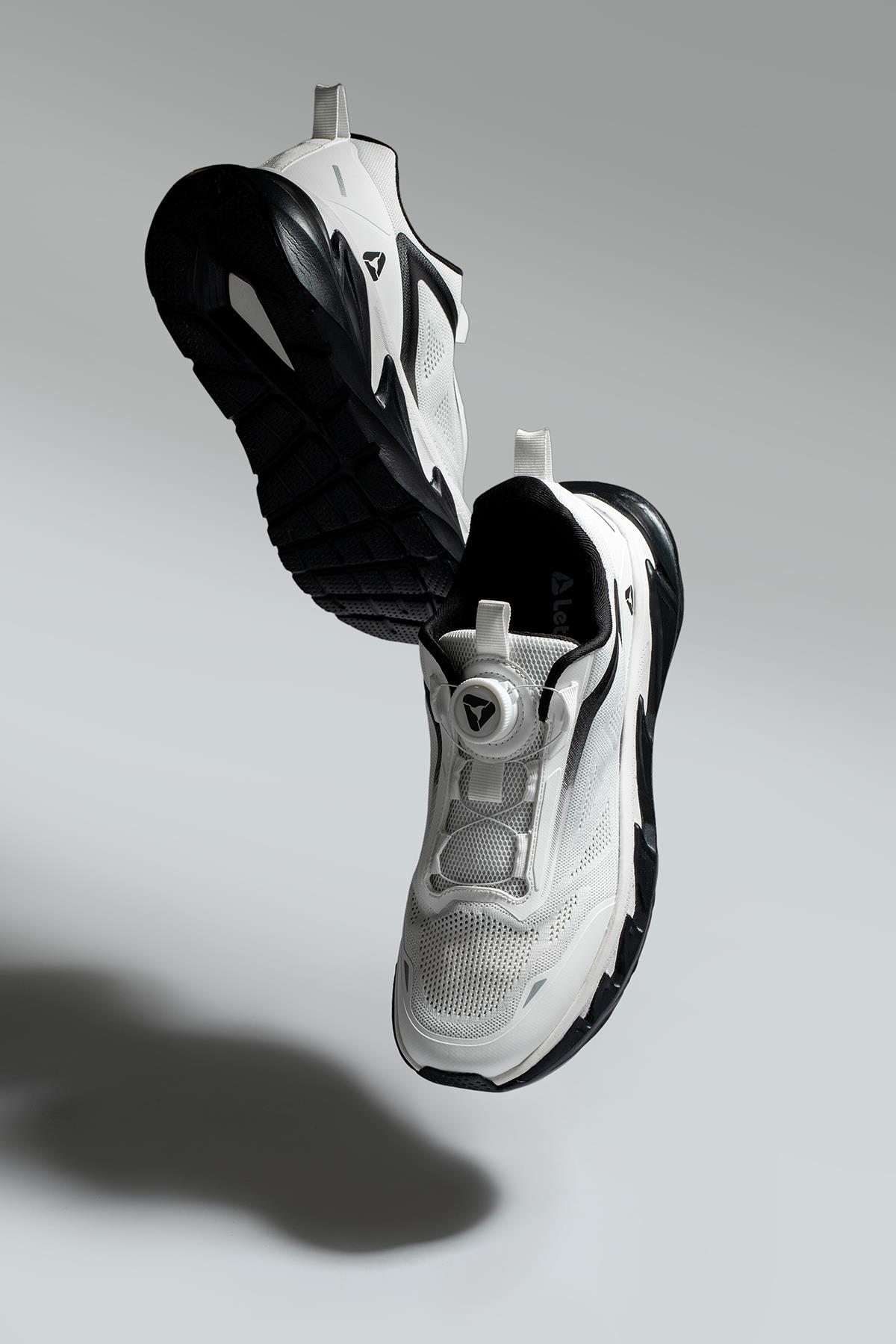 Nefes Alabilen File Yapı, Hafif EVA Taban, Bağcıklı Günlük Ayakkabı - Görsel 8