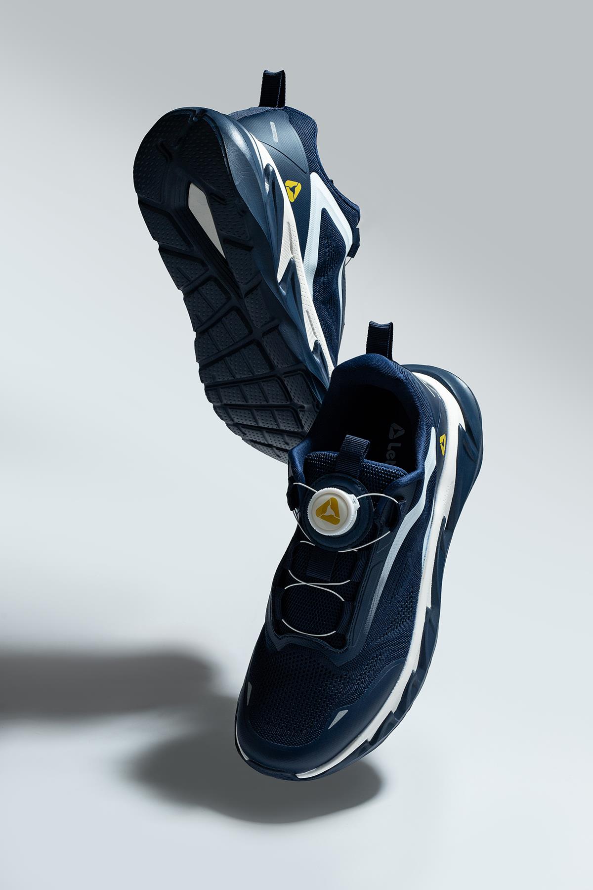 Nefes Alabilen File Yapı, Hafif EVA Taban, Bağcıklı Günlük Ayakkabı - Görsel 3