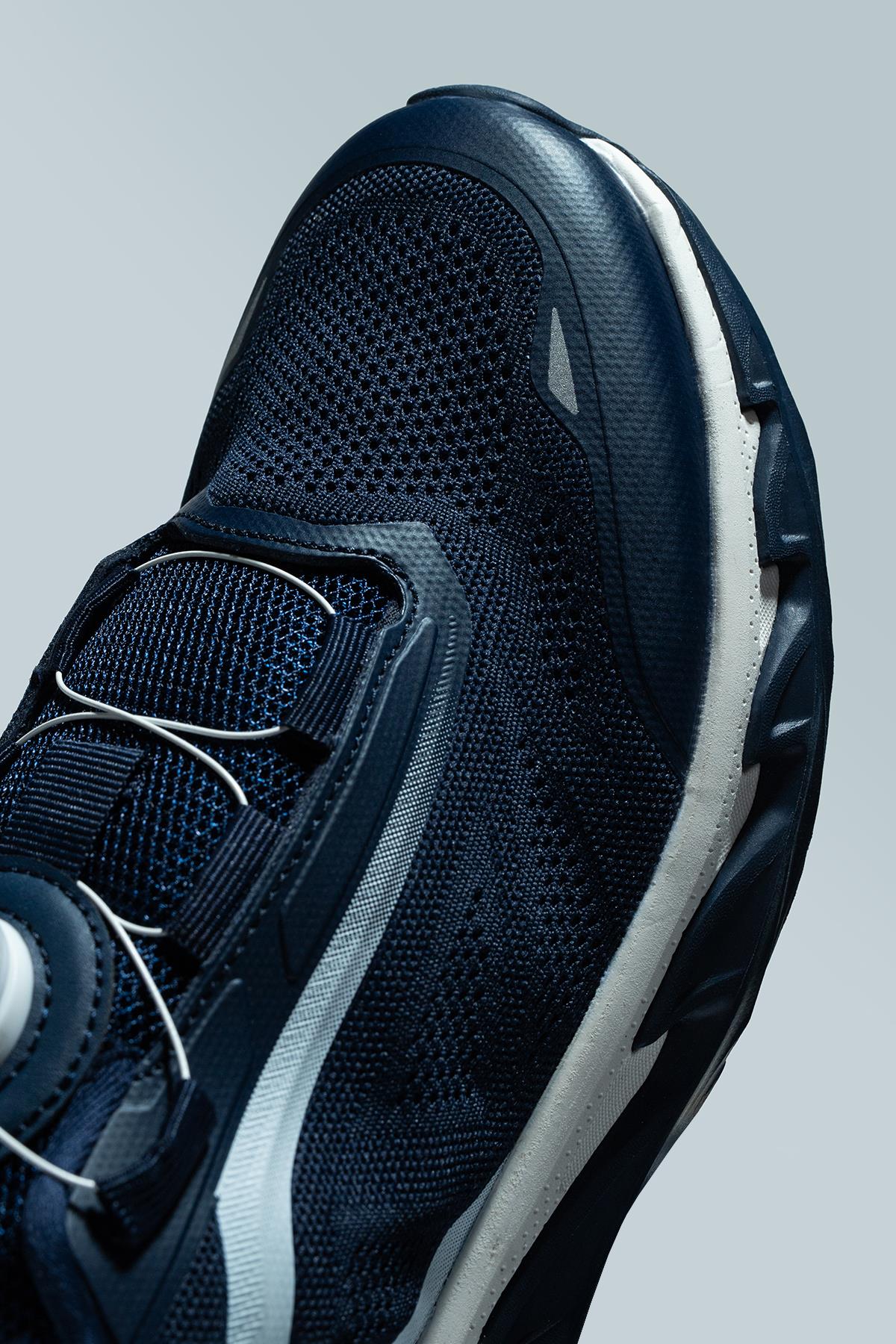 Nefes Alabilen File Yapı, Hafif EVA Taban, Bağcıklı Günlük Ayakkabı - Görsel 6