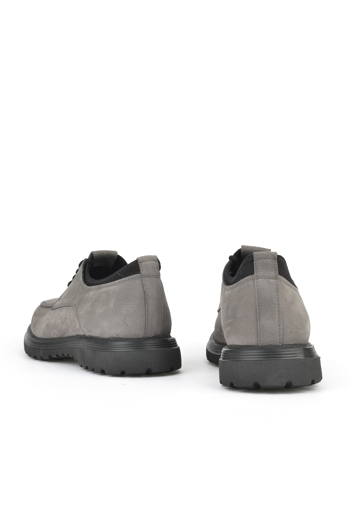 Erkek Hakiki Deri Ayakkabı 153498Z173312 Gri - Görsel 4
