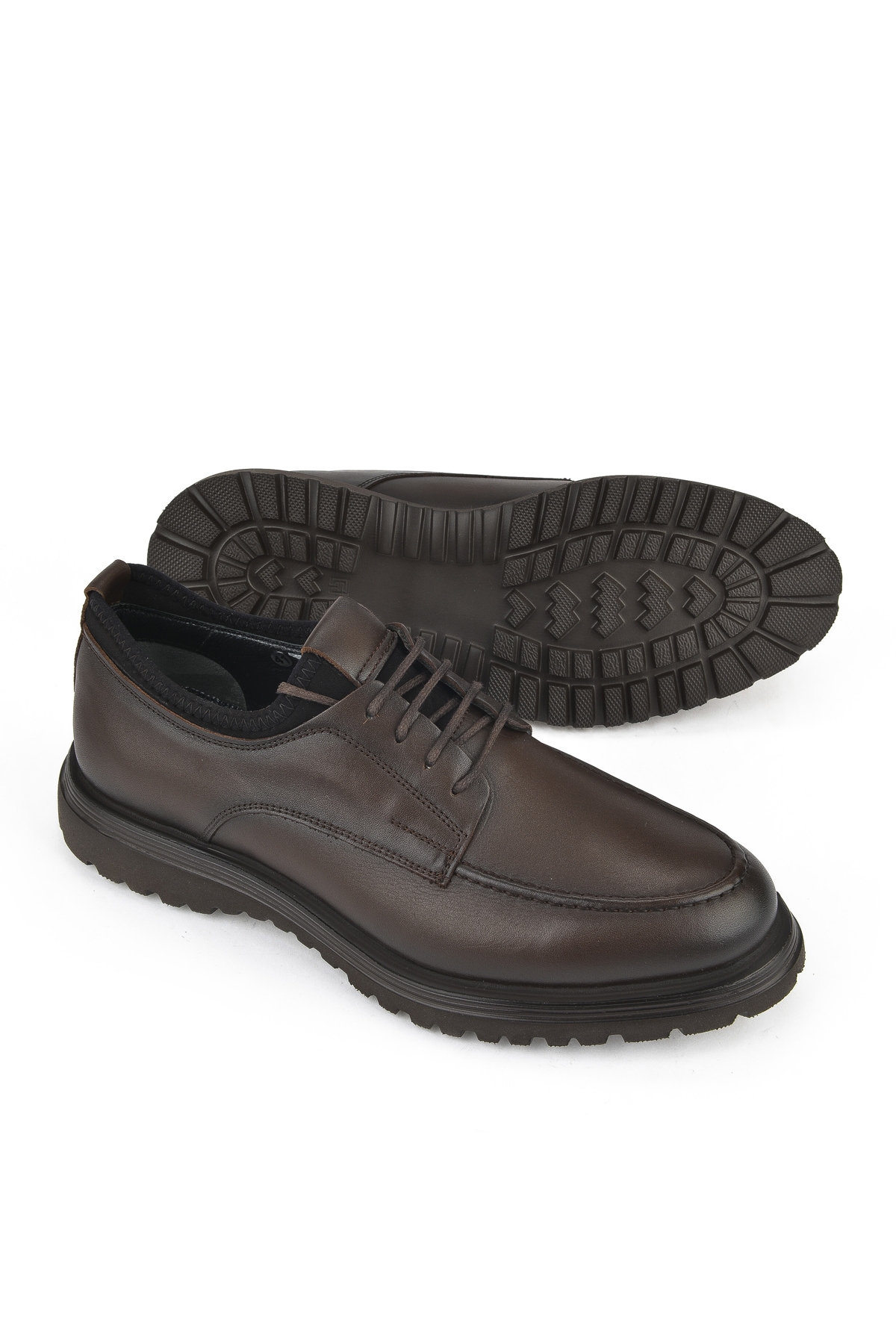 Erkek Hakiki Deri Ayakkabı 153498Z17331 Kahve - Görsel 5