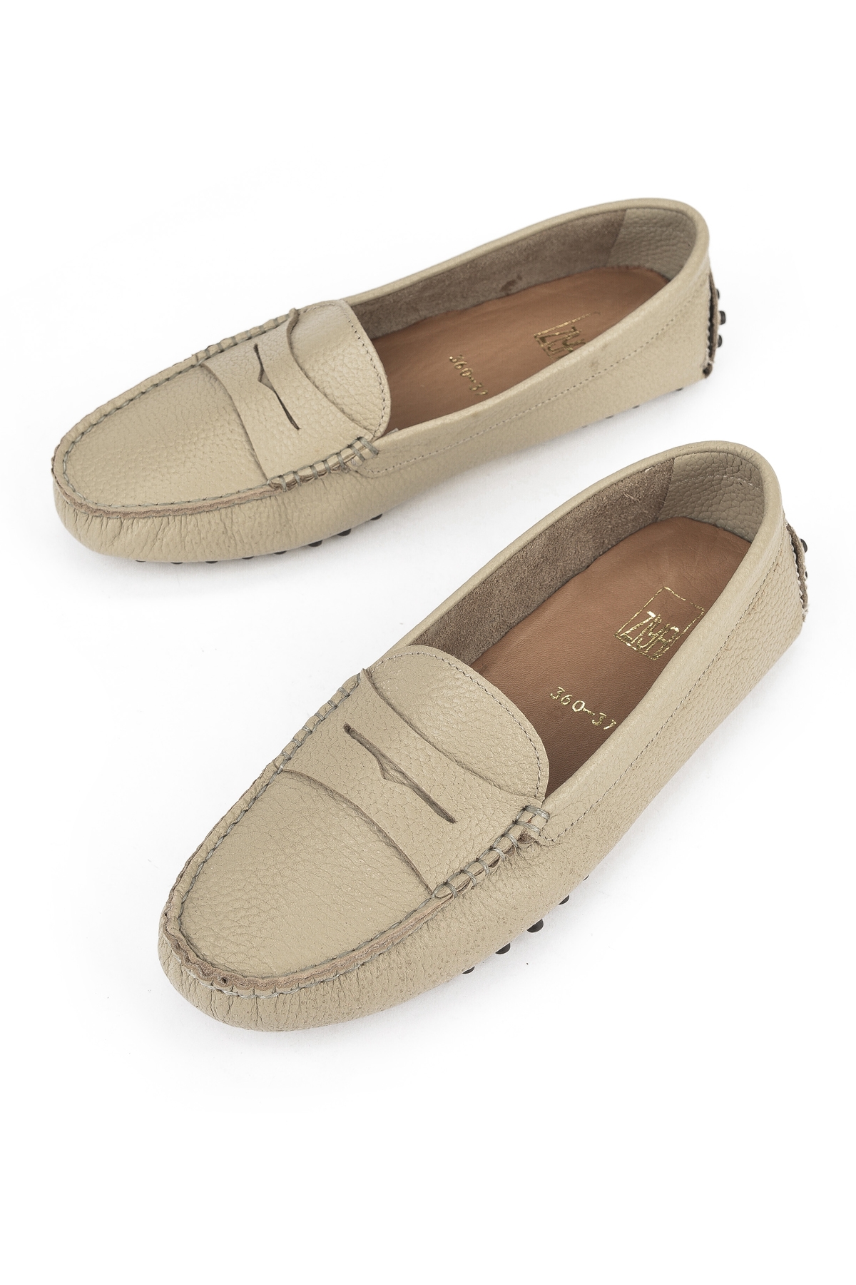 Kadın Hakiki Deri Ayakkabı 1511030Z360 Bej - Görsel 6