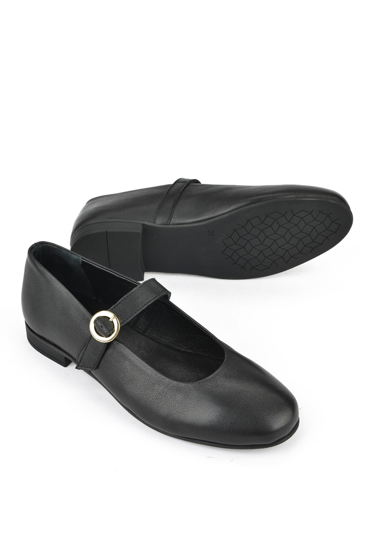 Hakiki Deri Kadın Ayakkabı 1511033Z2563 Siyah - Görsel 5