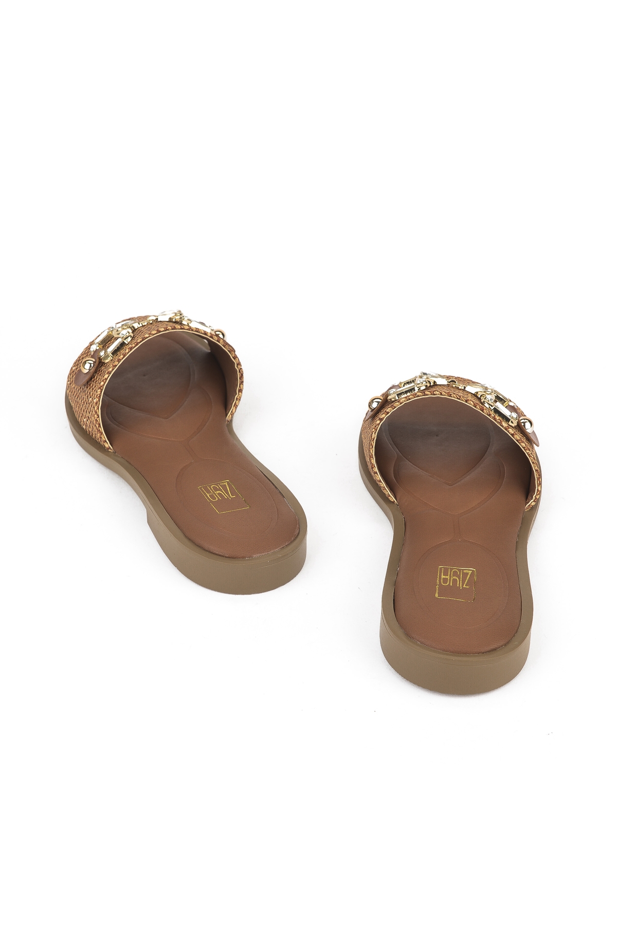 Hasır Kadın Terlik 1511044Z5001 Taba - Görsel 4