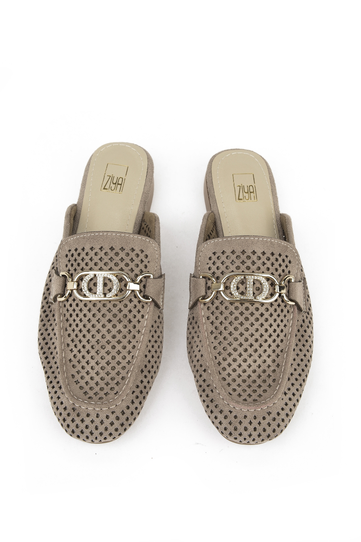 Kadın Terlik 1511044Z5002 Vizon - Görsel 4