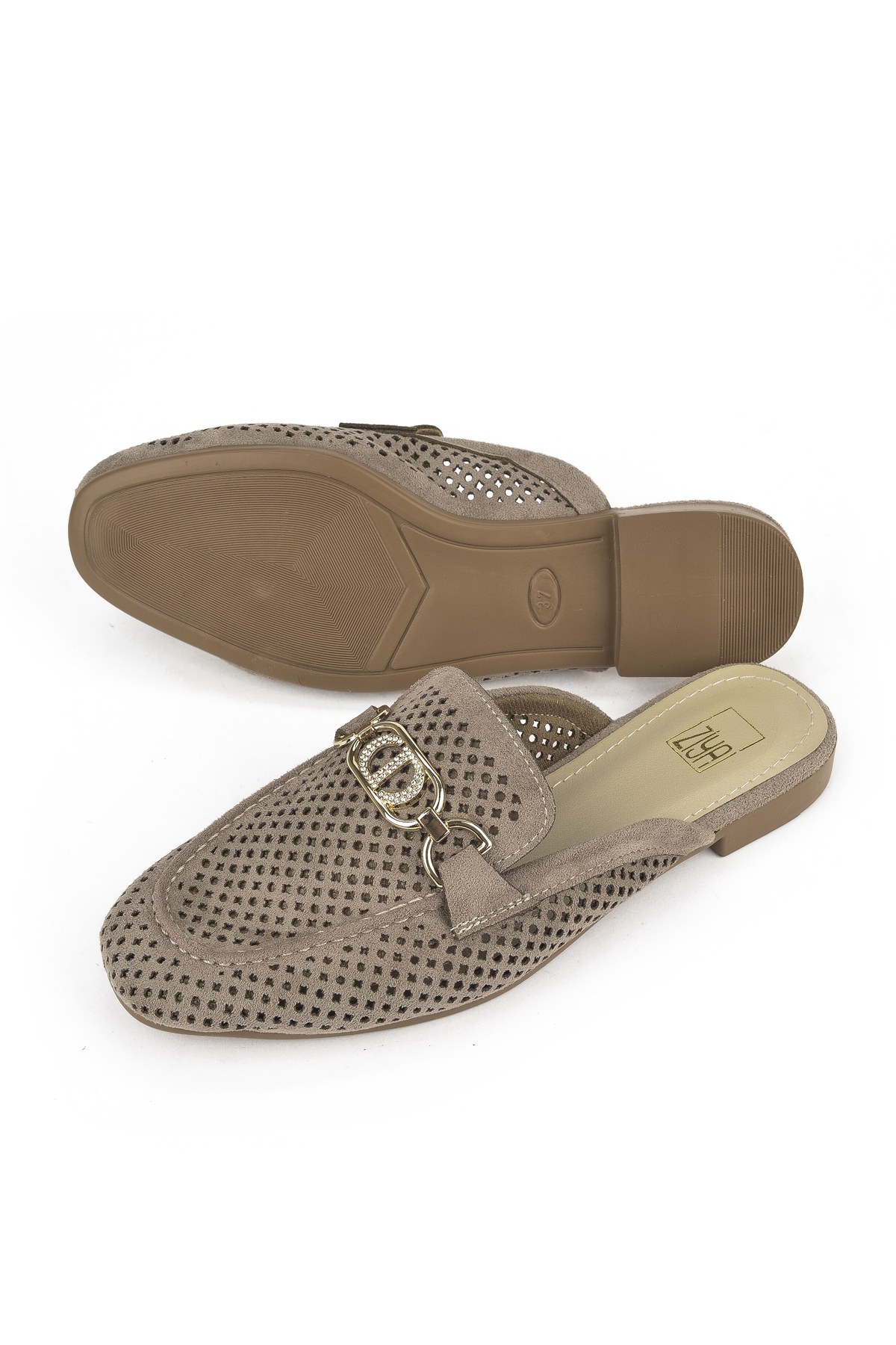 Kadın Terlik 1511044Z5002 Vizon - Görsel 5