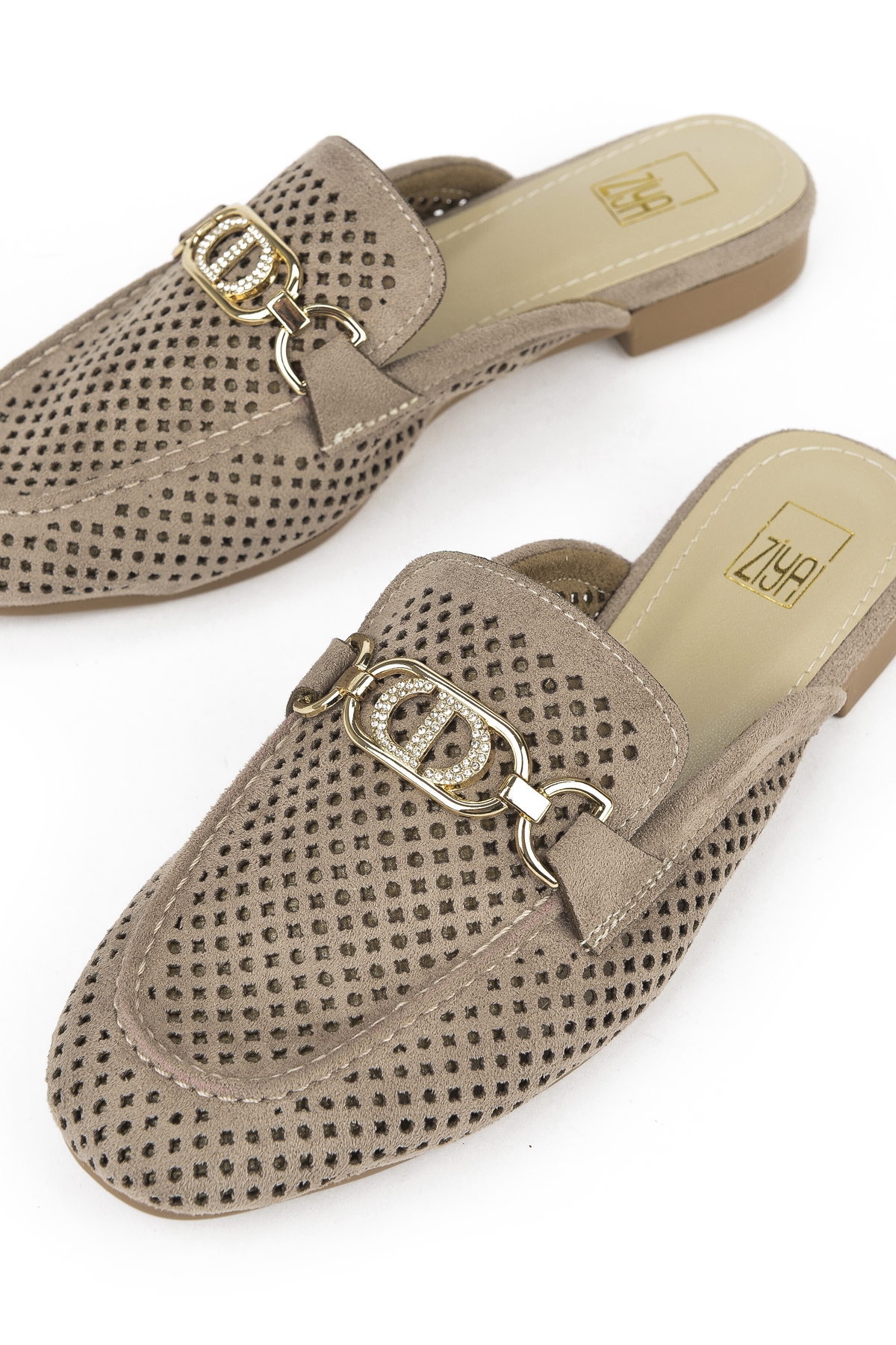 Kadın Terlik 1511044Z5002 Vizon - Görsel 6